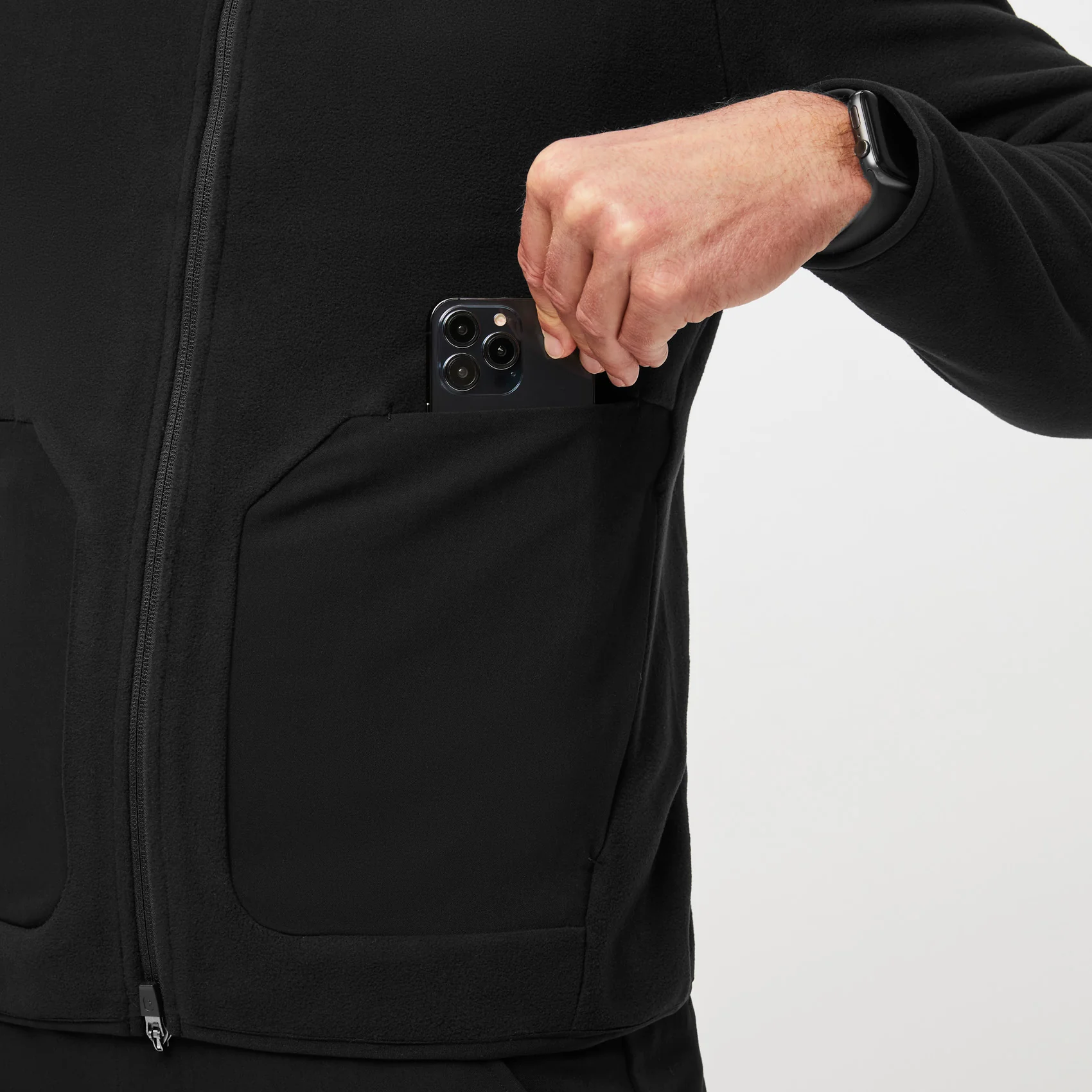 Men's Black On-Shift™ - Fleece Jacket - Image 5