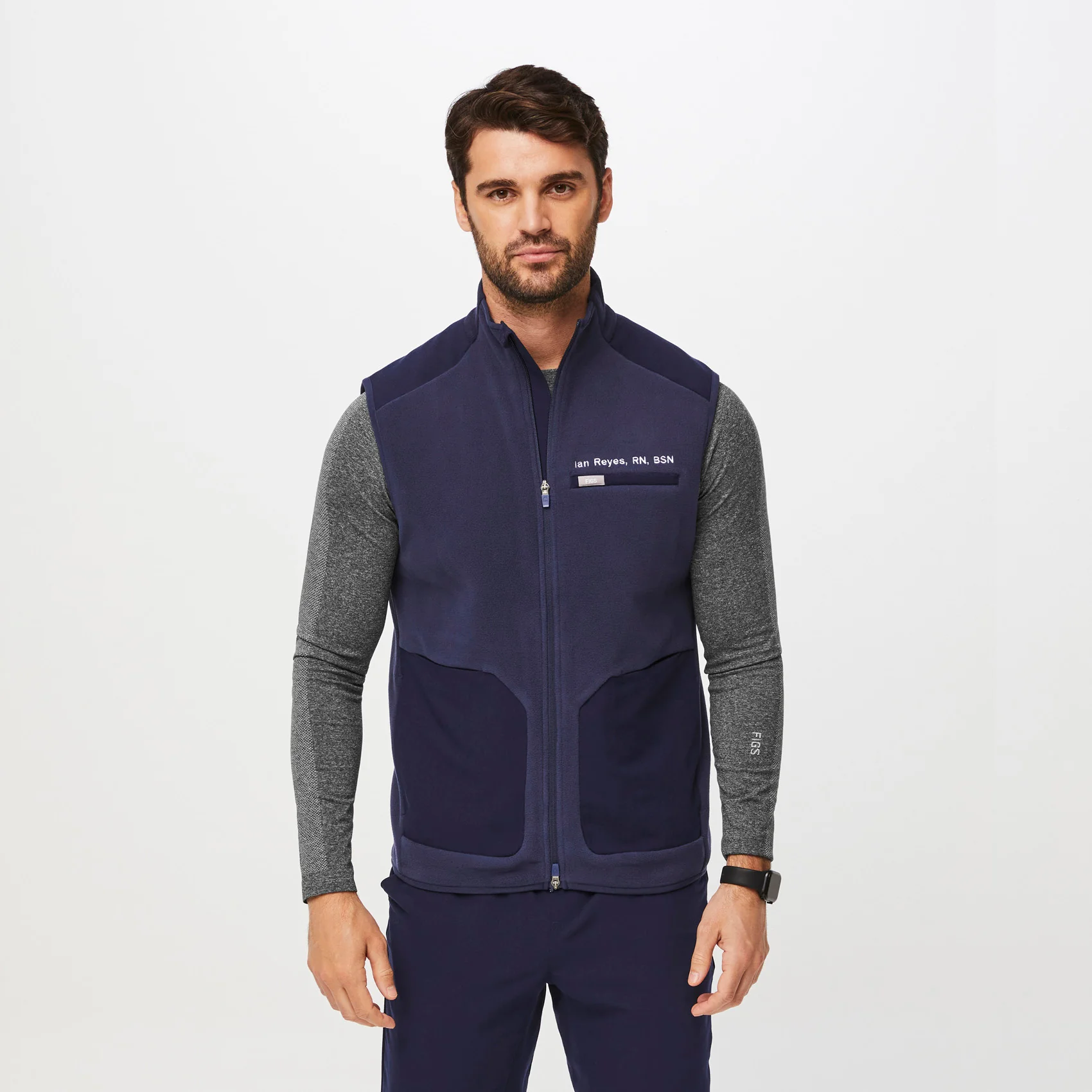 Men's Navy On-Shift™ - Fleece Vest