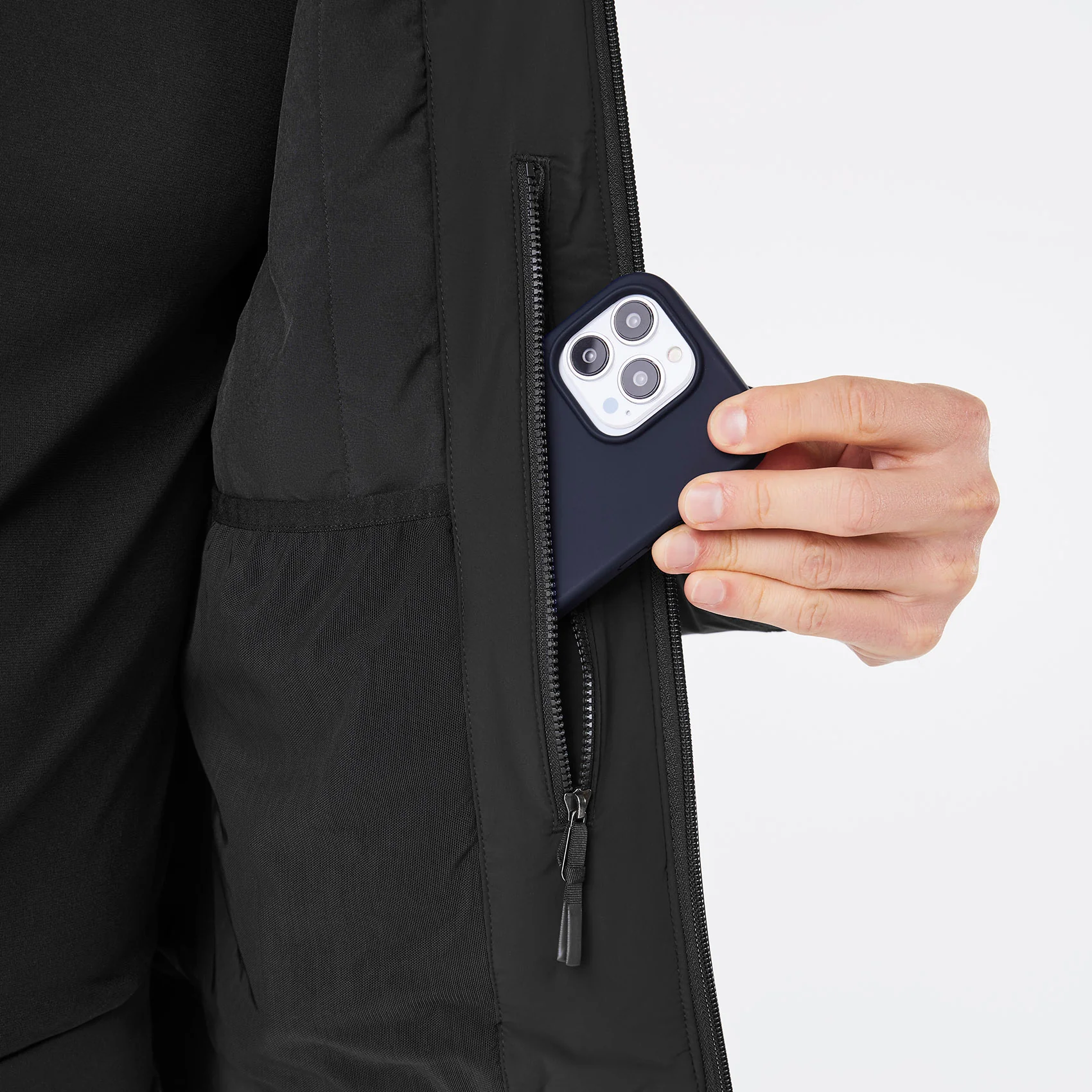 men's Black On-Shift Float - Bomber Jacket™ - Image 11
