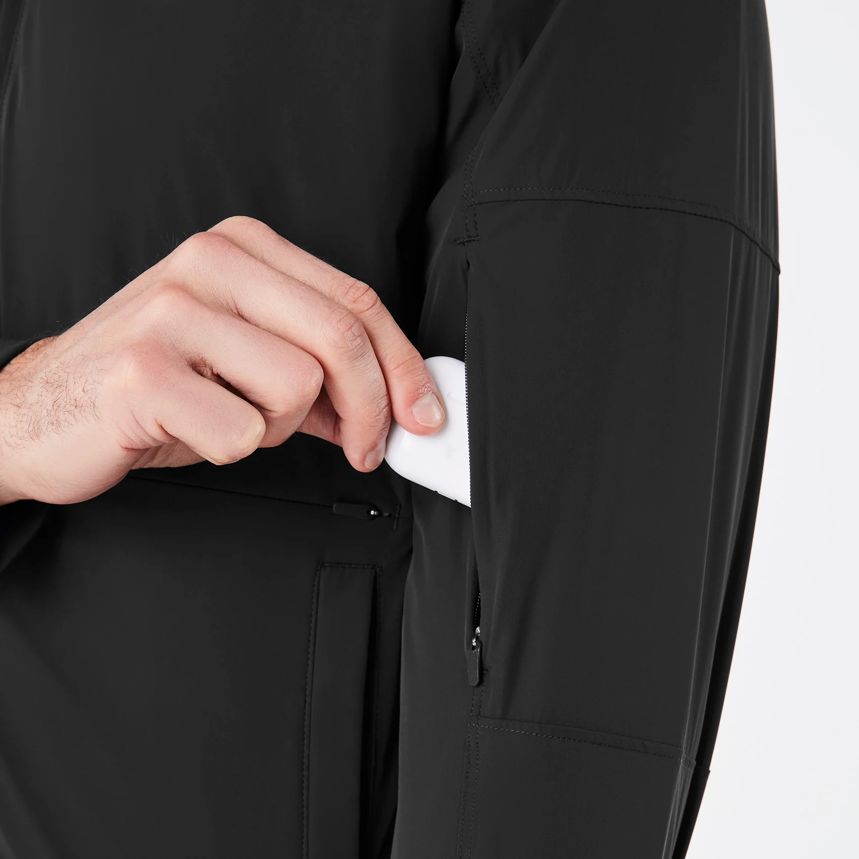 men's Black On-Shift Float - Bomber Jacket™ - Image 7
