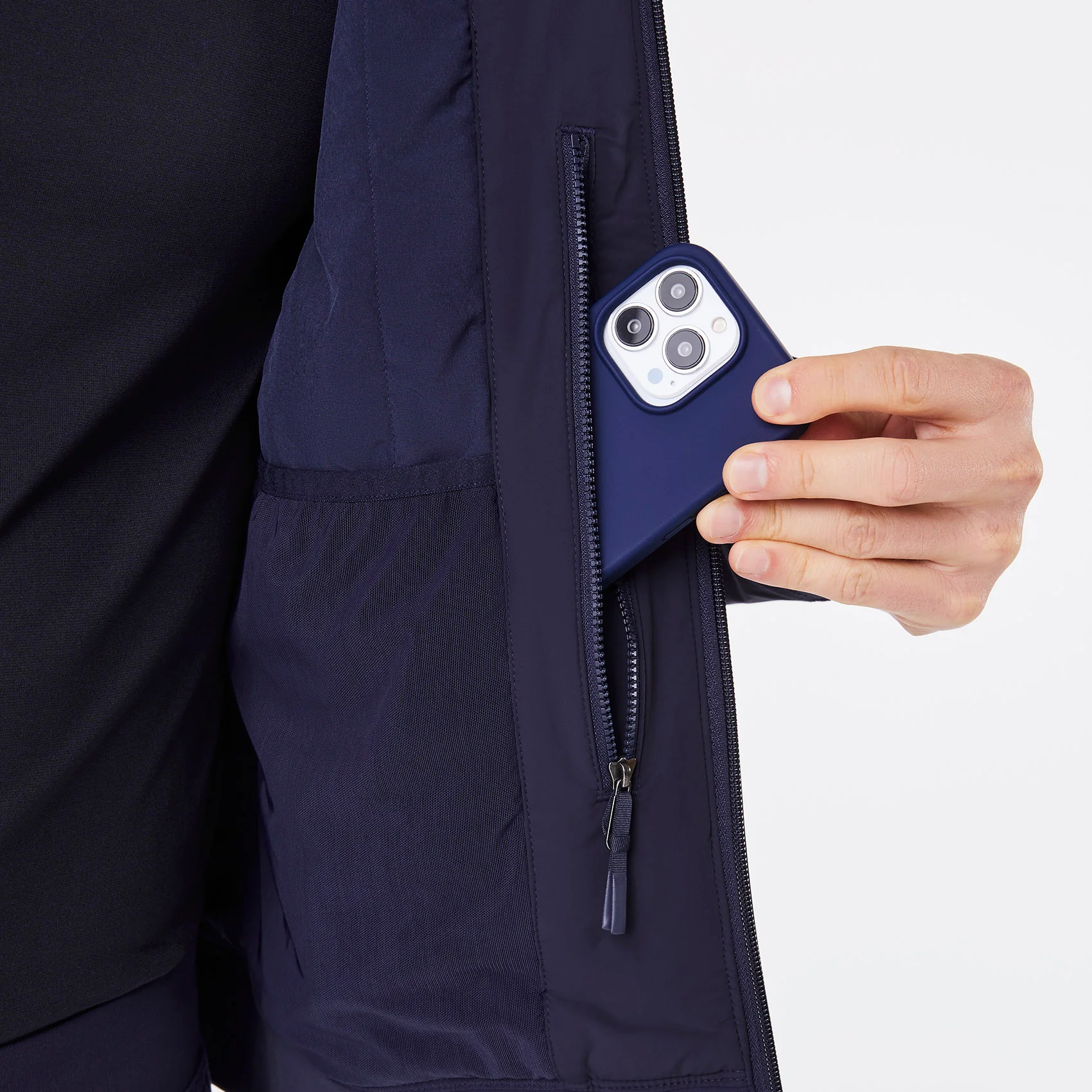 men's Navy On-Shift Float - Bomber Jacket™ - Image 11
