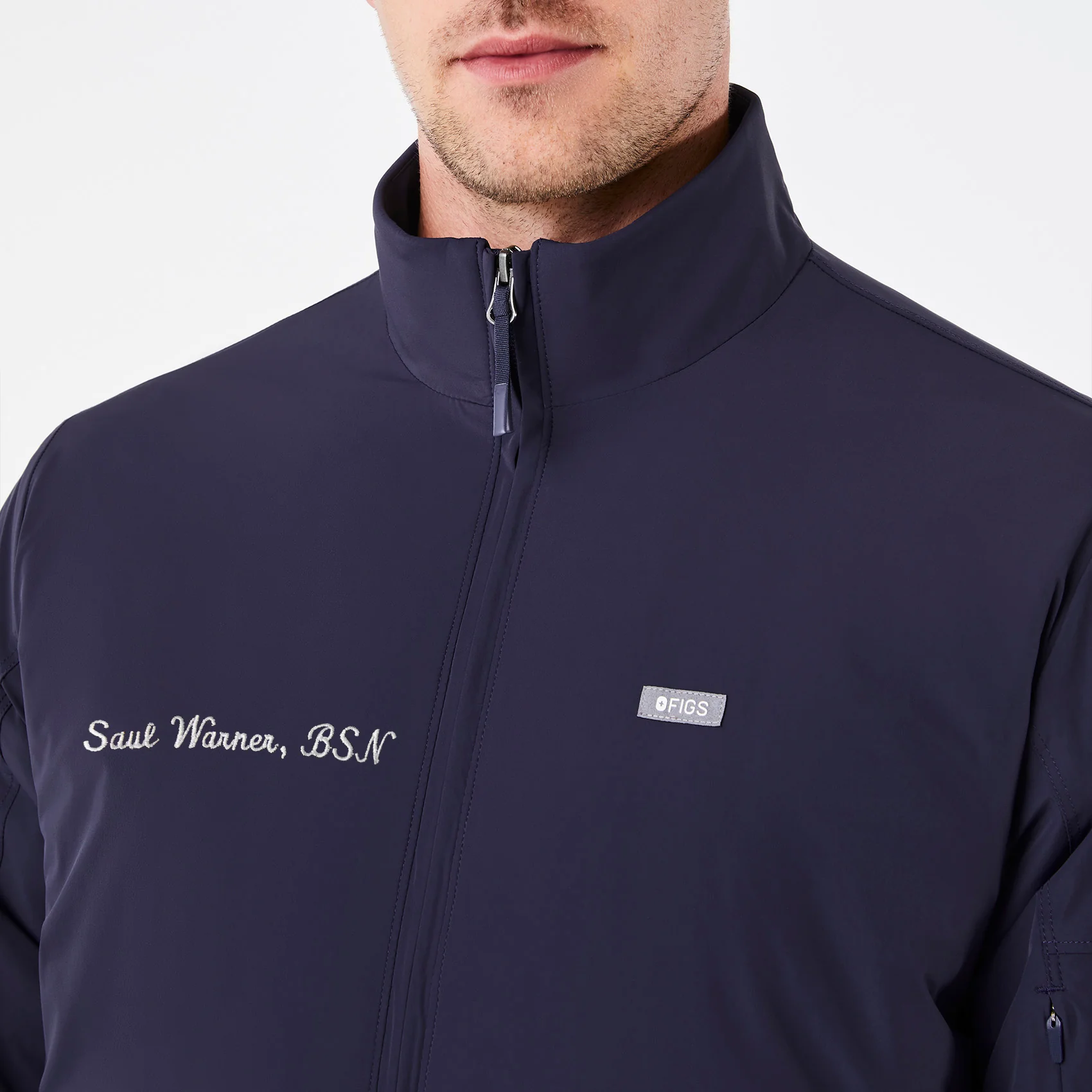 men's Navy On-Shift Float - Bomber Jacket™ - Image 6