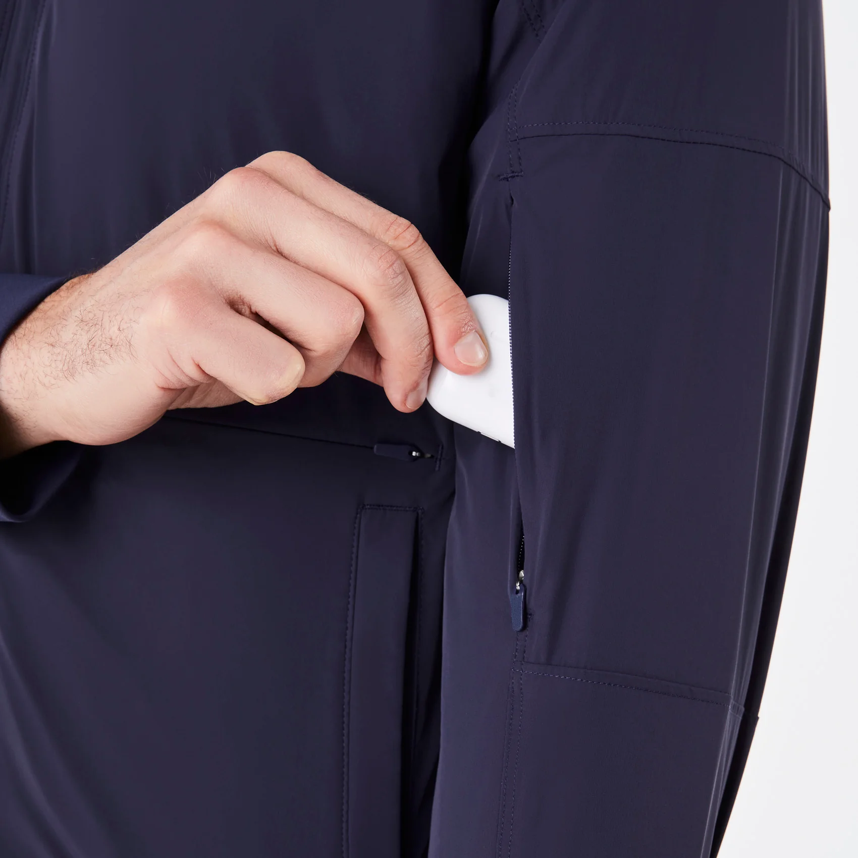 men's Navy On-Shift Float - Bomber Jacket™ - Image 7