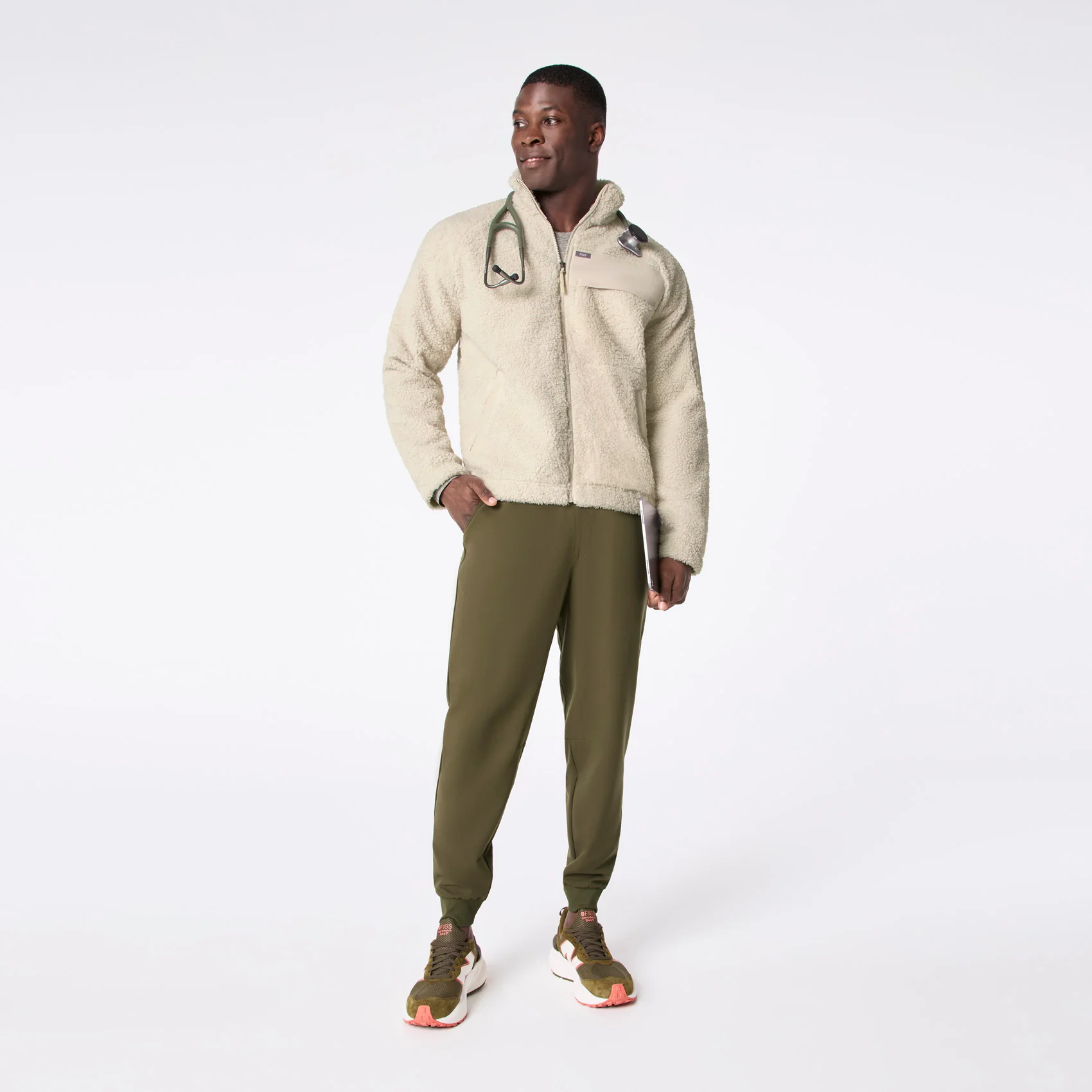 men's Bone On Shift High Pile - Bomber Jacket™ - Image 2