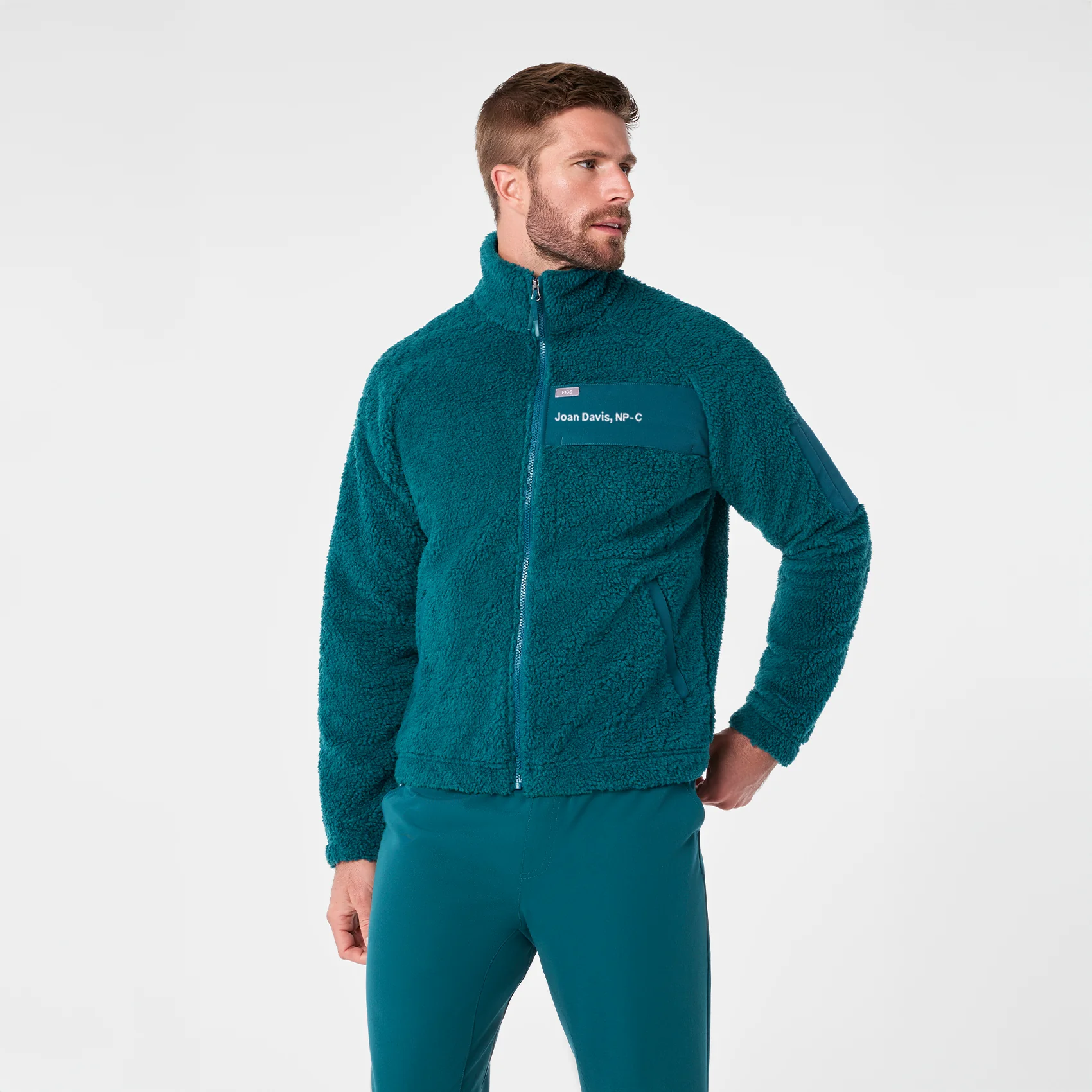 men's Caribbean Blue On Shift High Pile - Bomber Jacketâ„¢