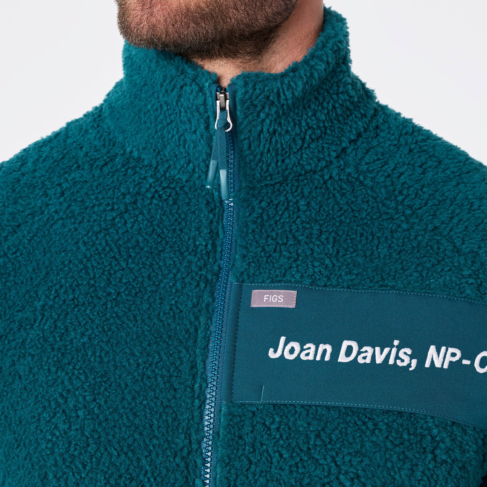 men's Caribbean Blue On Shift High Pile - Bomber Jacketâ„¢ - Image 6