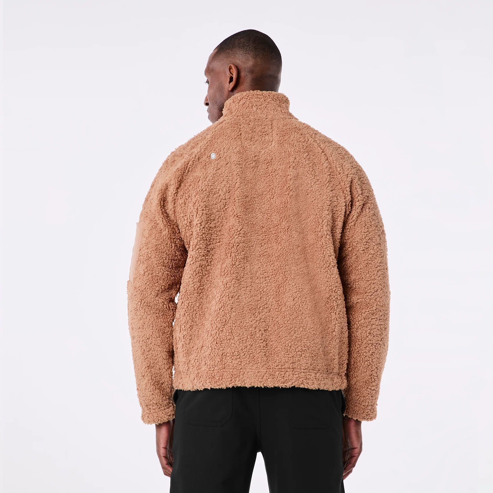 men's Macchiato On-Shift High Pile - Fleece Bomber Jacket™ - Image 4
