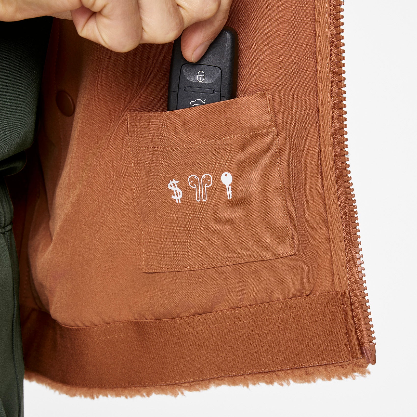 men's Mocha On Shift High Pile - Bomber Jacketâ„¢ - Image 11
