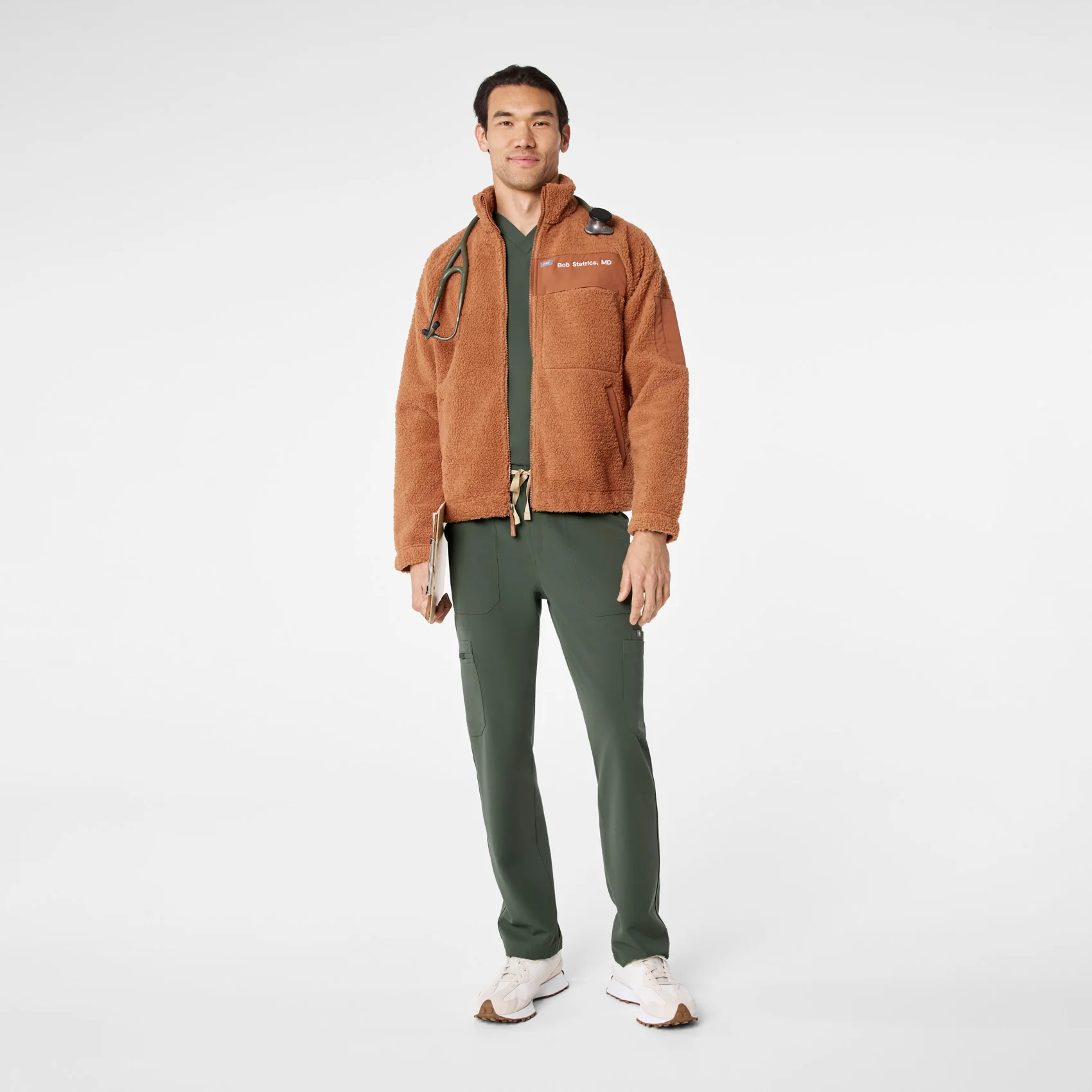 men's Mocha On Shift High Pile - Bomber Jacketâ„¢ - Image 2