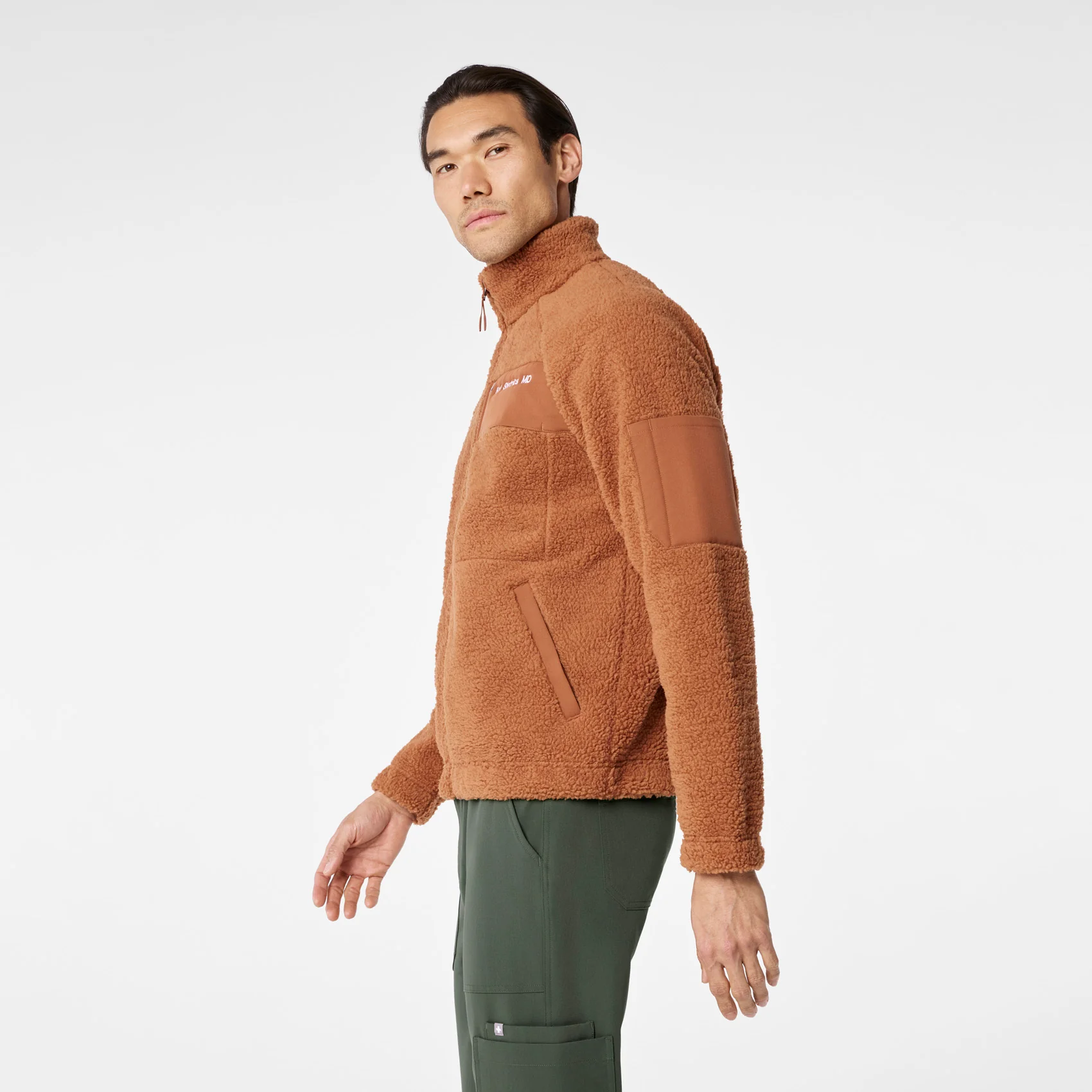 men's Mocha On Shift High Pile - Bomber Jacketâ„¢ - Image 3