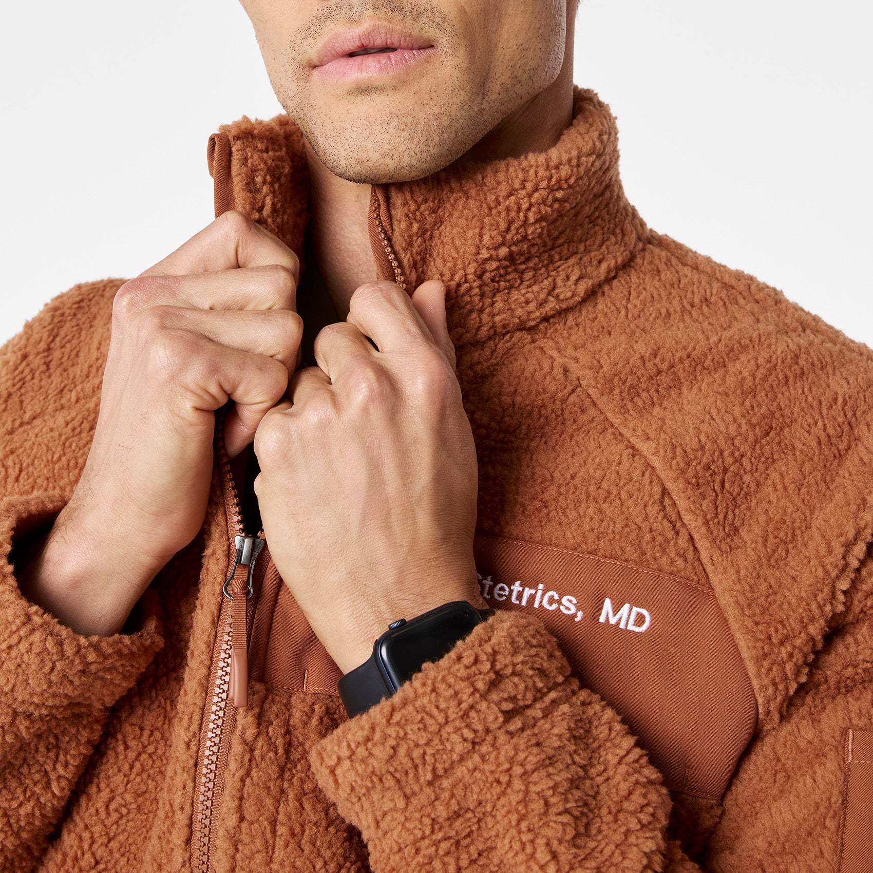 men's Mocha On Shift High Pile - Bomber Jacketâ„¢ - Image 5
