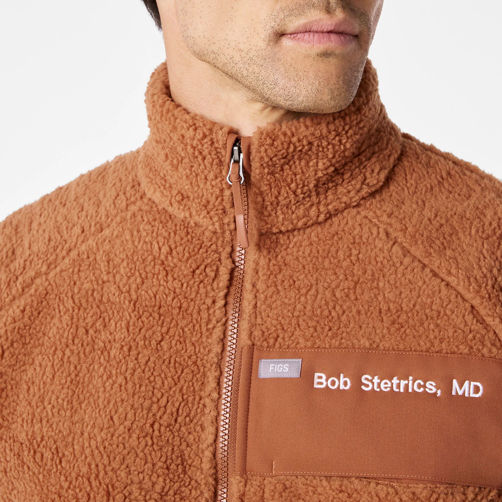 men's Mocha On Shift High Pile - Bomber Jacketâ„¢ - Image 6