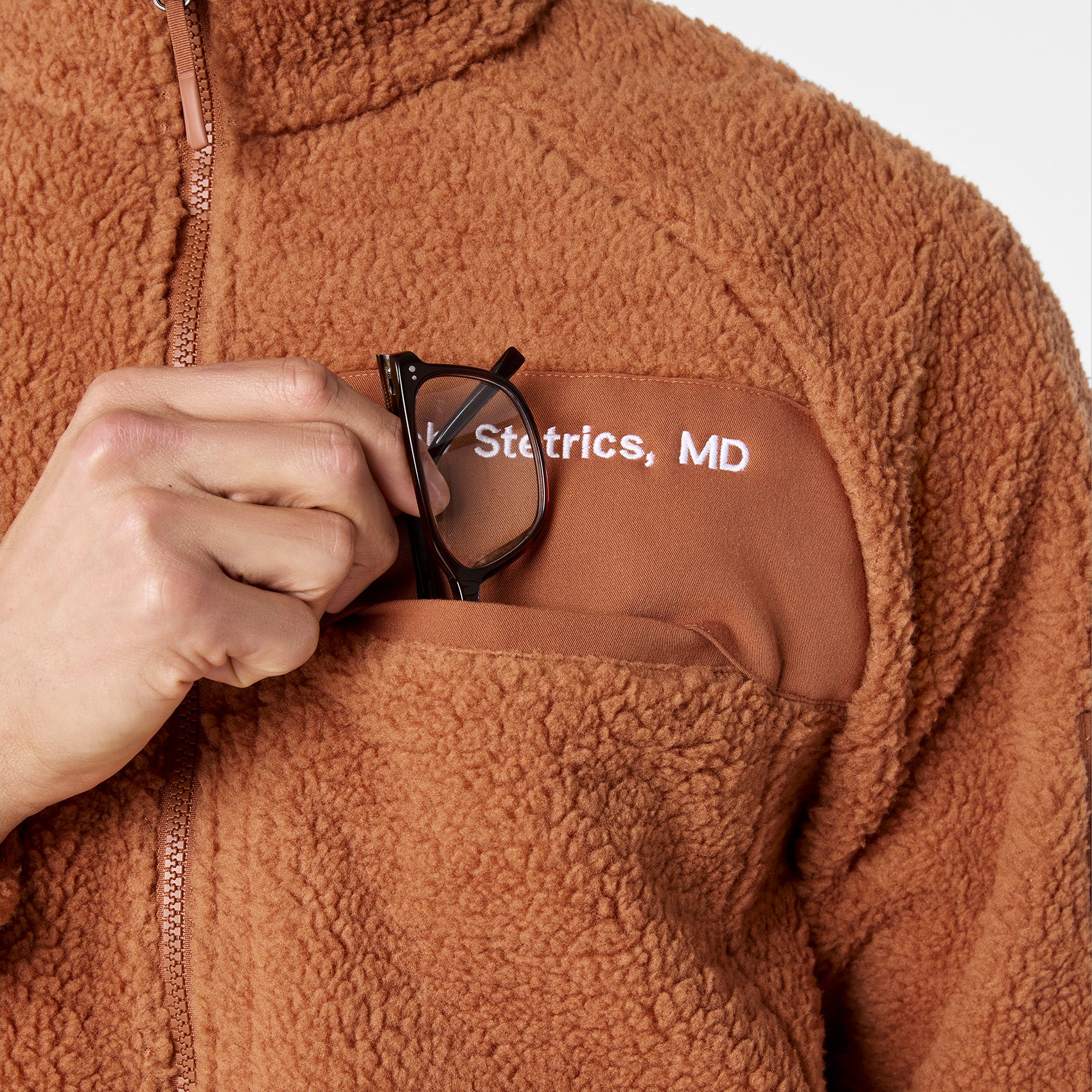 men's Mocha On Shift High Pile - Bomber Jacketâ„¢ - Image 7