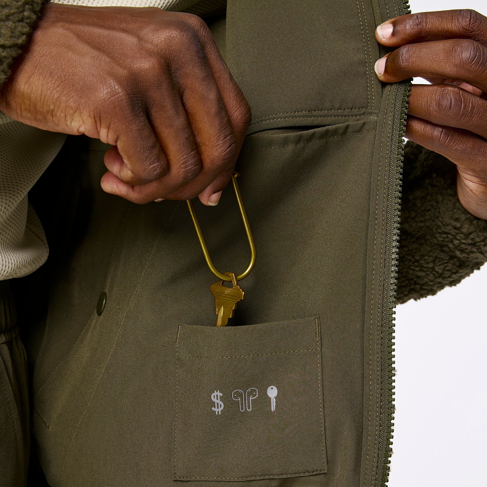 men's Spruce On Shift High Pile - Bomber Jacket™ - Image 9