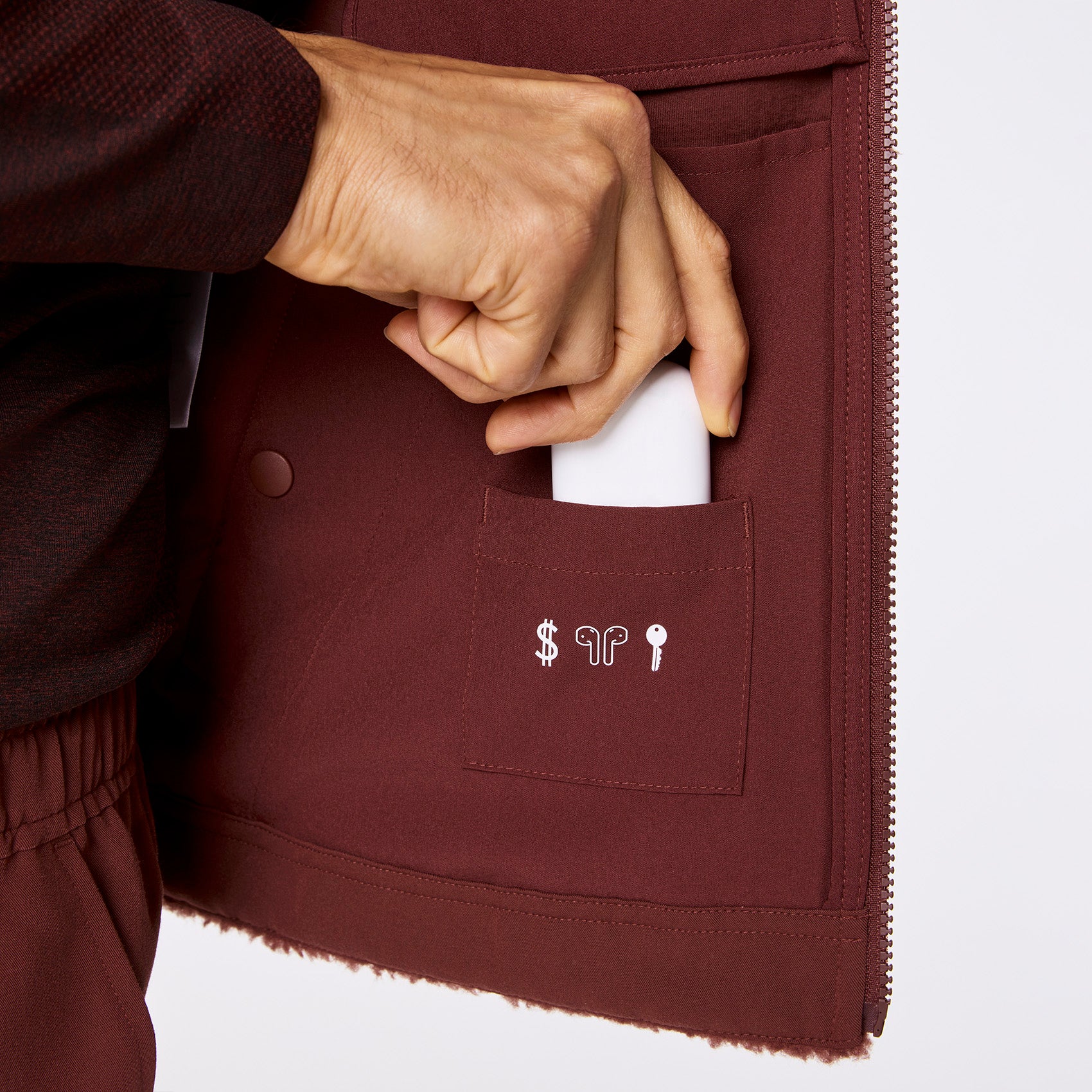 men's Walnut On-Shift High Pile Vest™ - Image 9