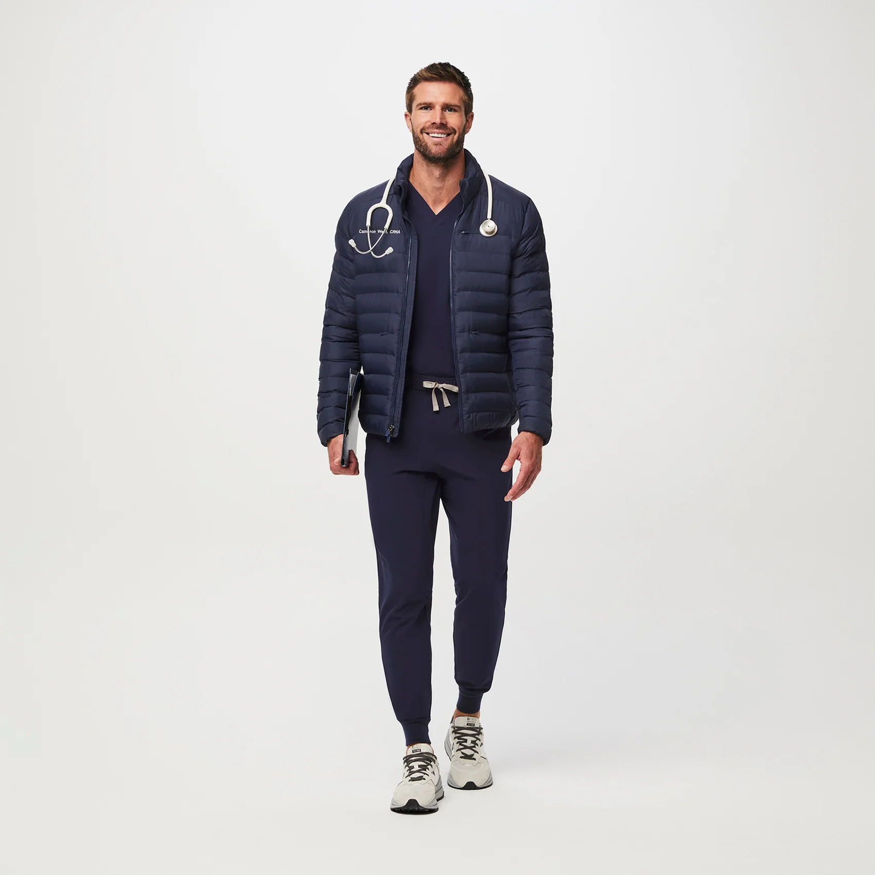 men's Navy On-Shift™ Packable - Puffer Jacket - Image 2