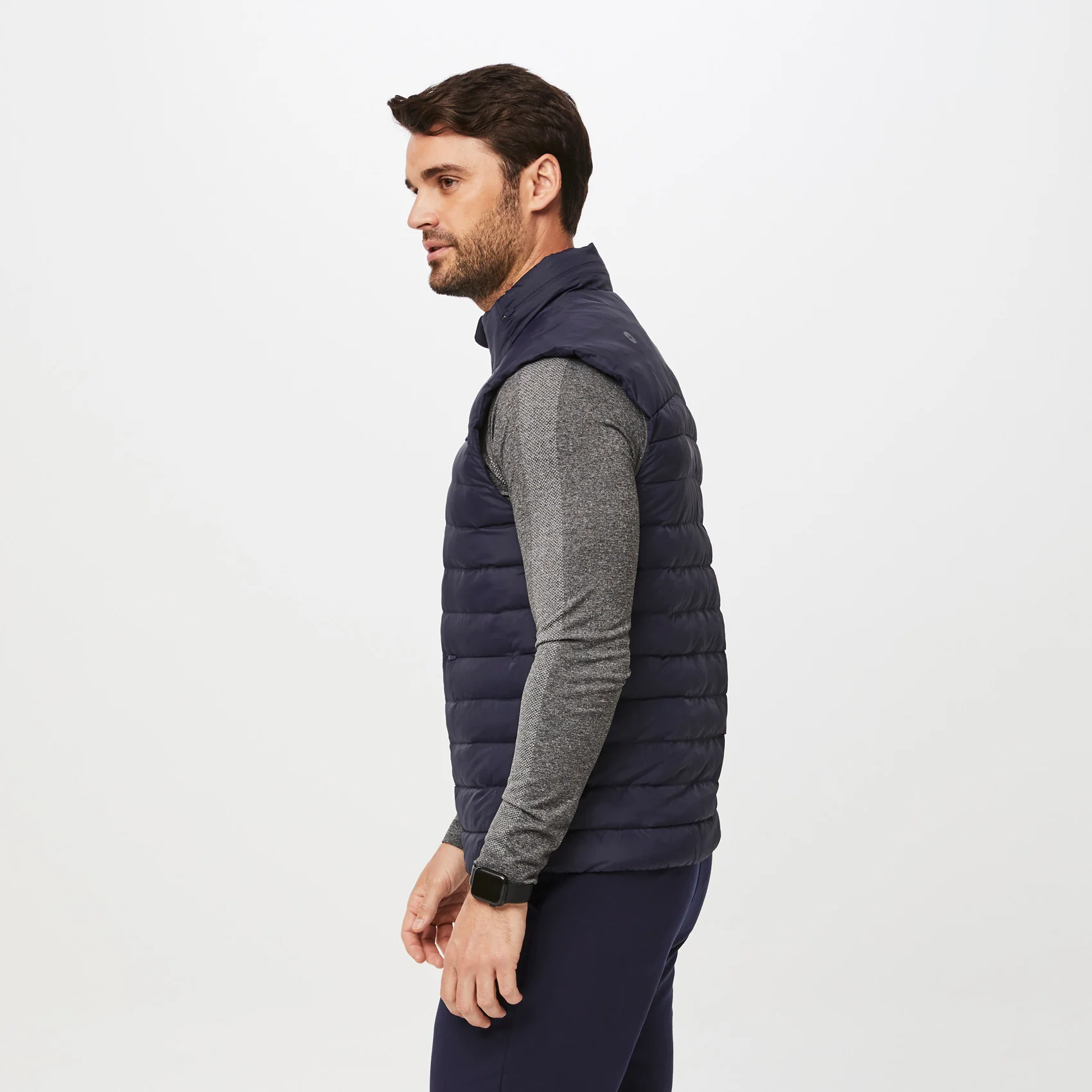 men's Navy On-Shift™ Packable - Puffer Vest - Image 3