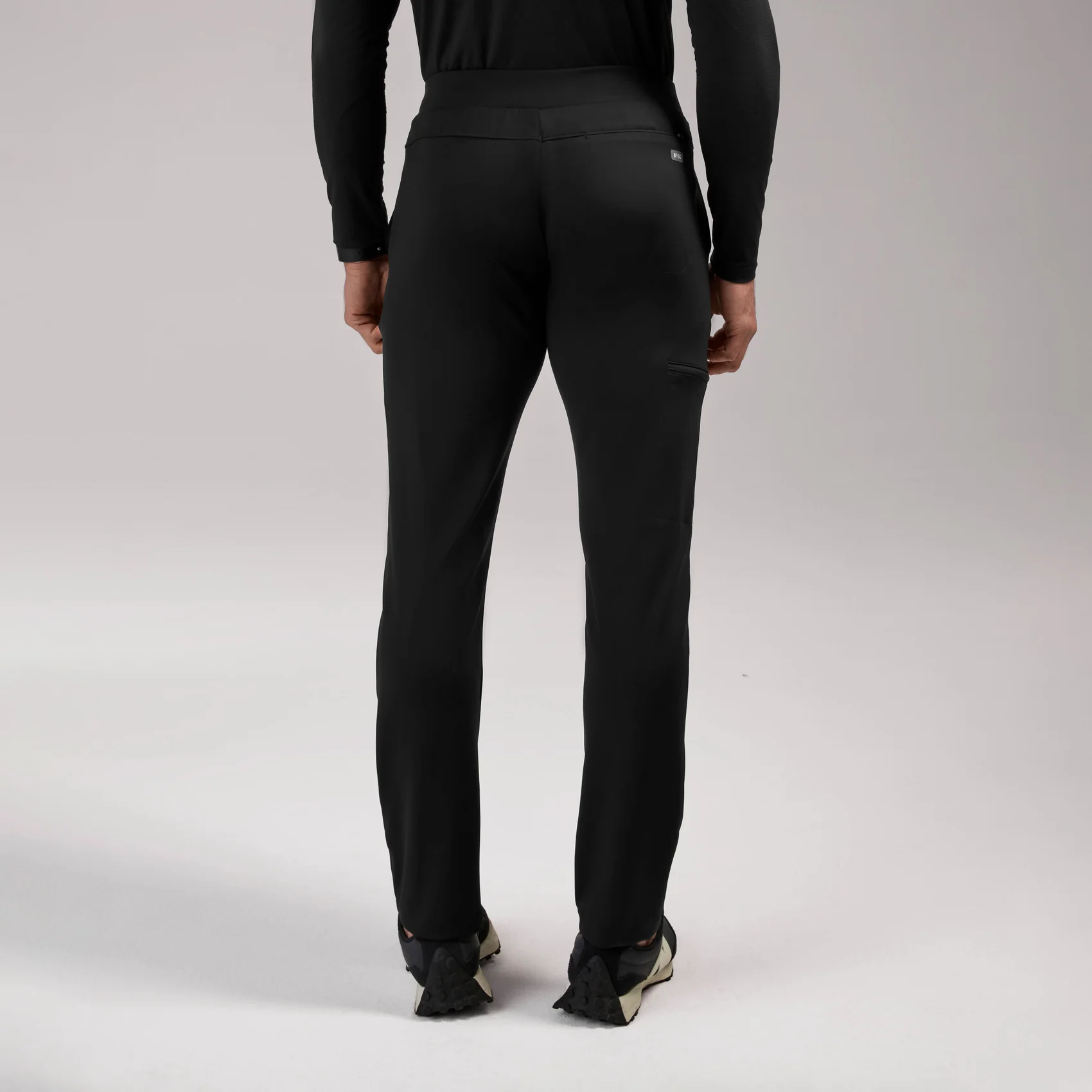 men's Black Pierre FORMx Slim Tapered - Scrub Pant™ - Image 4