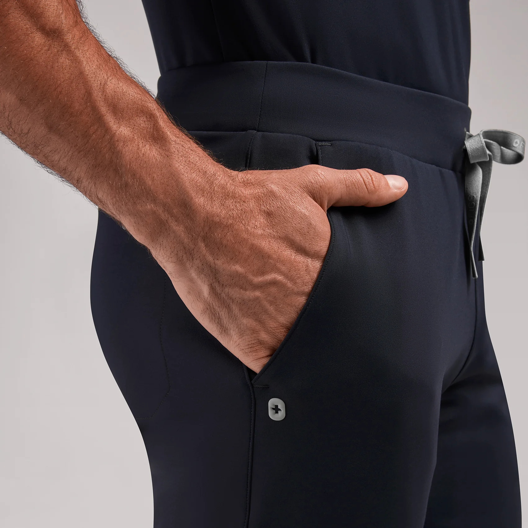 men's Navy Pierre FORMx Slim Tapered - Scrub Pant™ - Image 7
