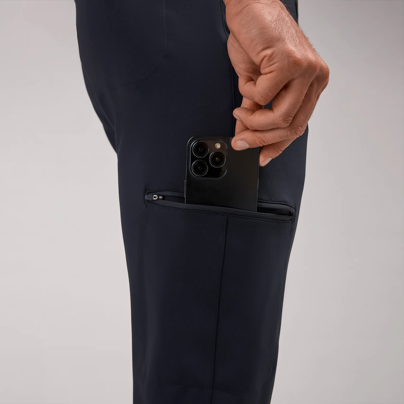 men's Navy Pierre FORMx Slim Tapered - Scrub Pant™ - Image 8
