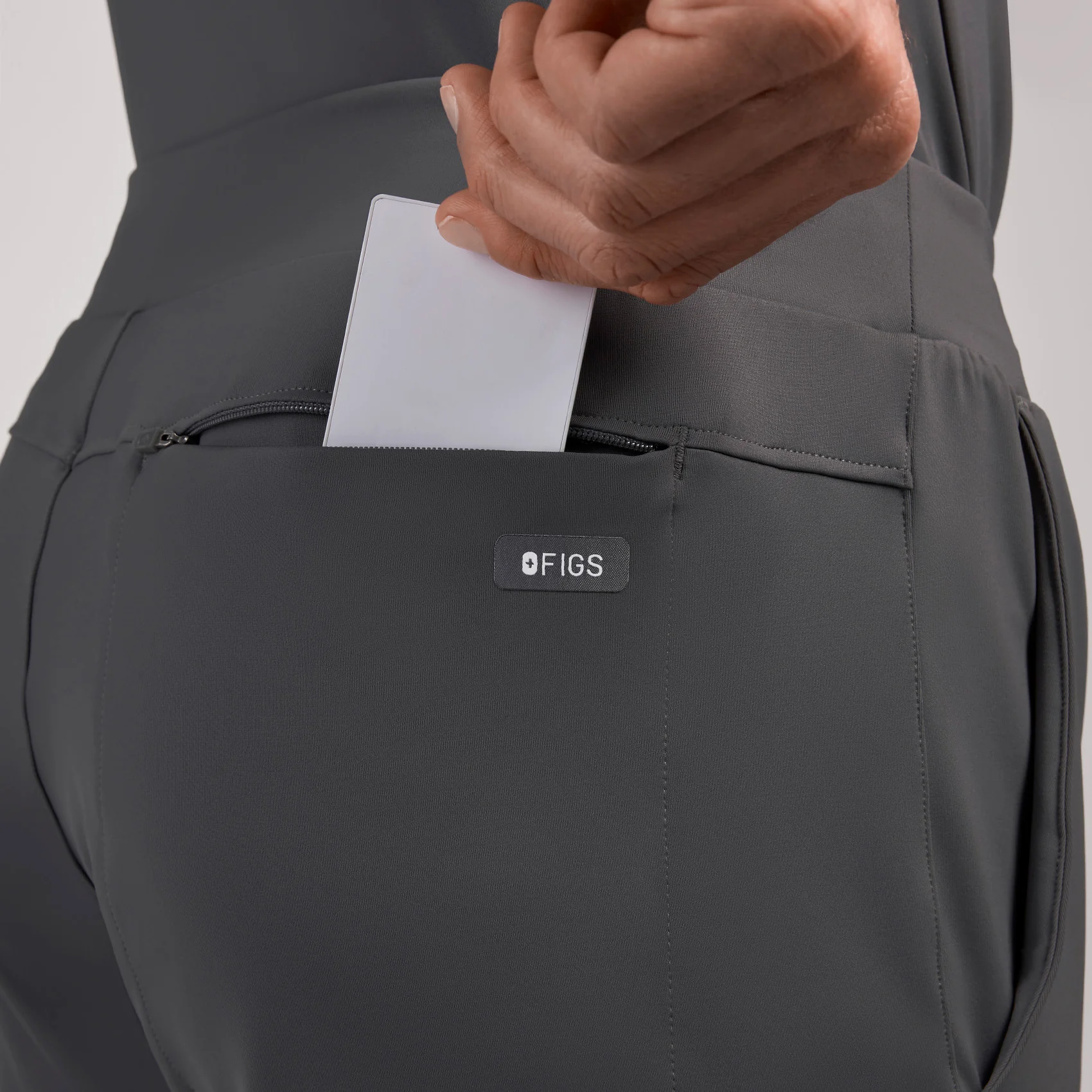 men's Charcoal Pierre FORMx Slim Tapered - Short Scrub Pant⢠- Image 5