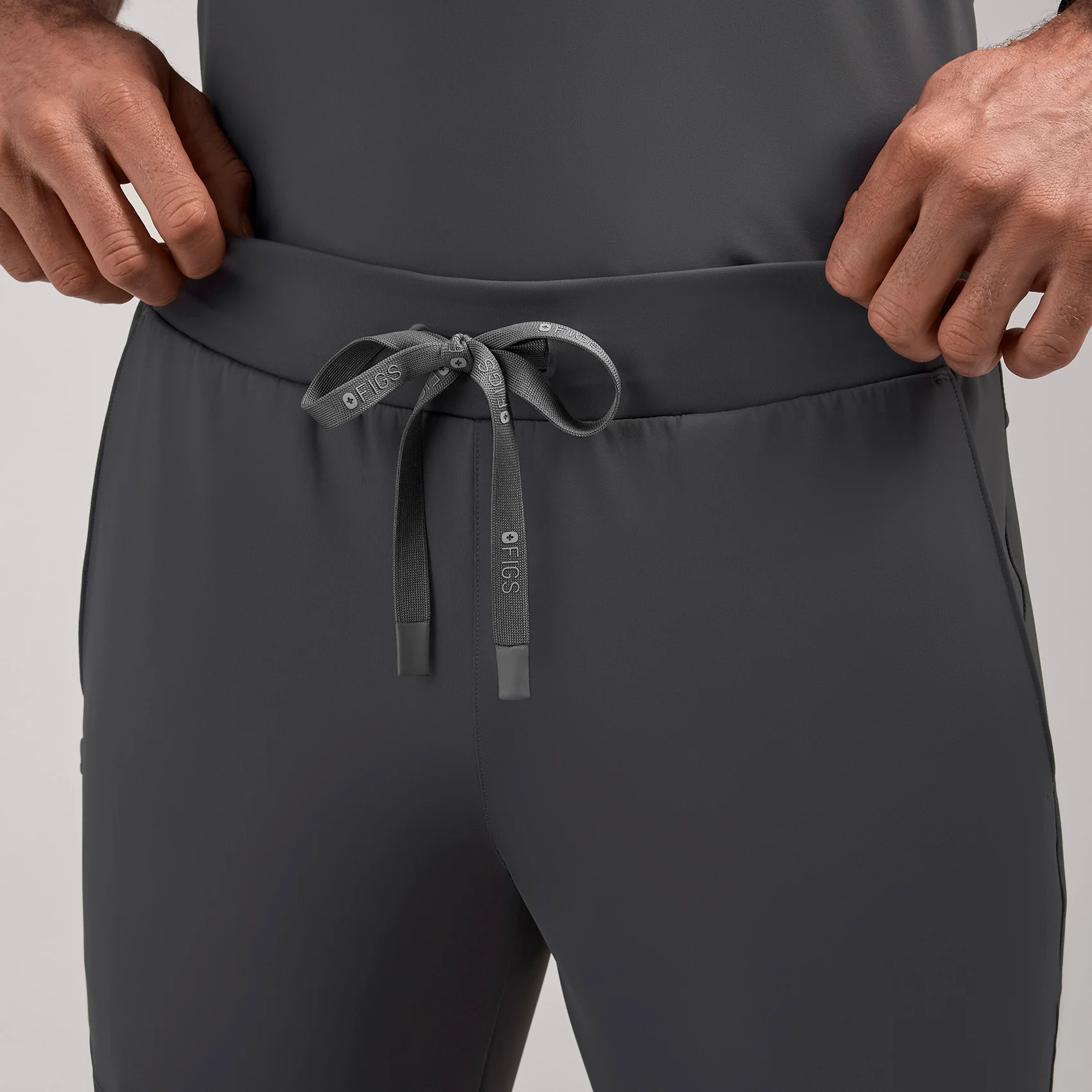 men's Charcoal Pierre FORMx Slim Tapered - Short Scrub Pant⢠- Image 6