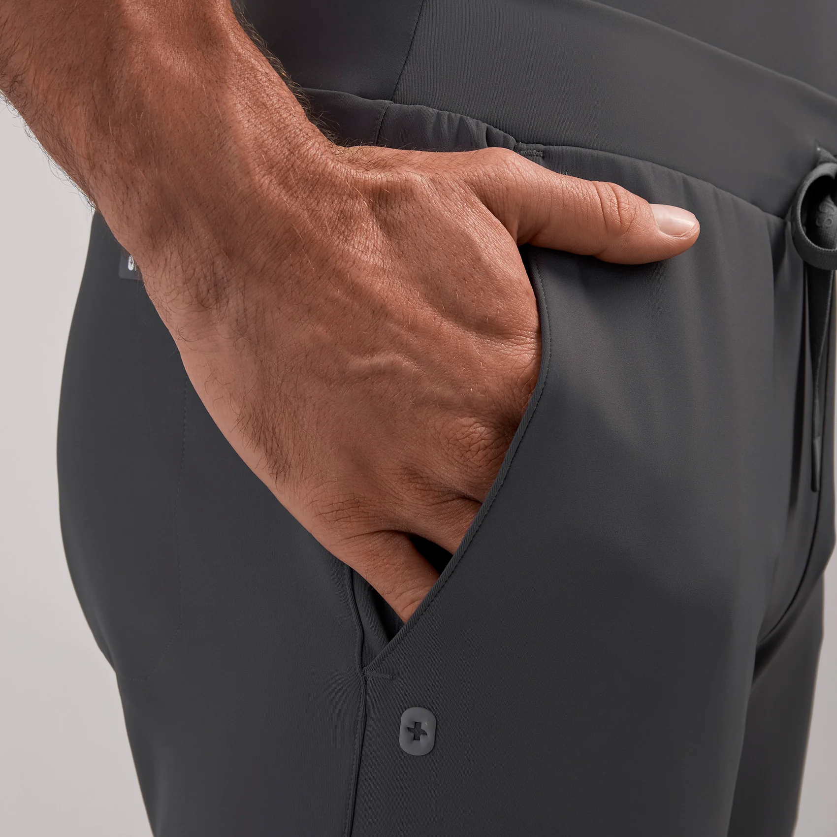 men's Charcoal Pierre FORMx Slim Tapered - Tall Scrub Pant™ - Image 7