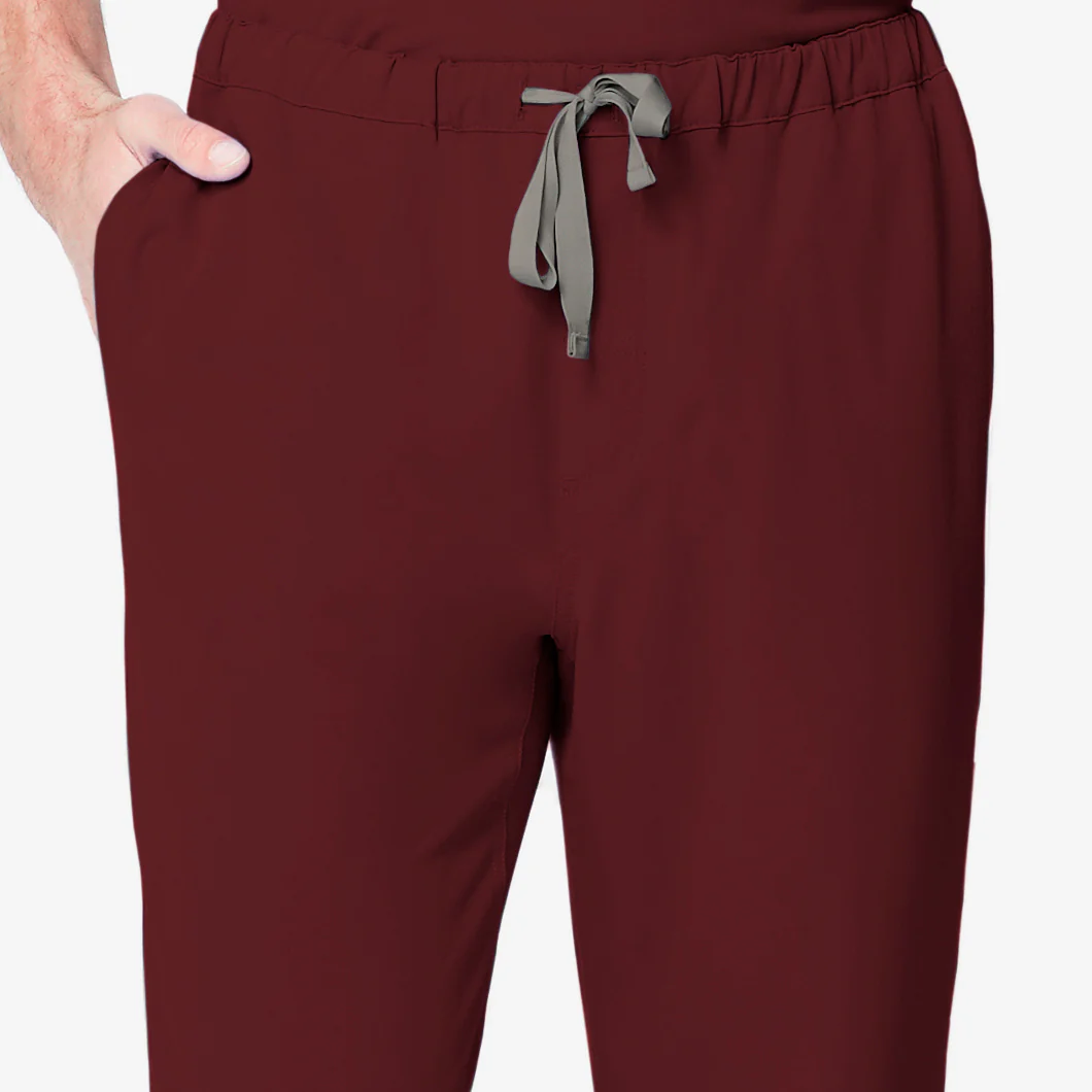 Men's Burgundy Pisco⢠- Short Basic Scrub Pants - Image 7