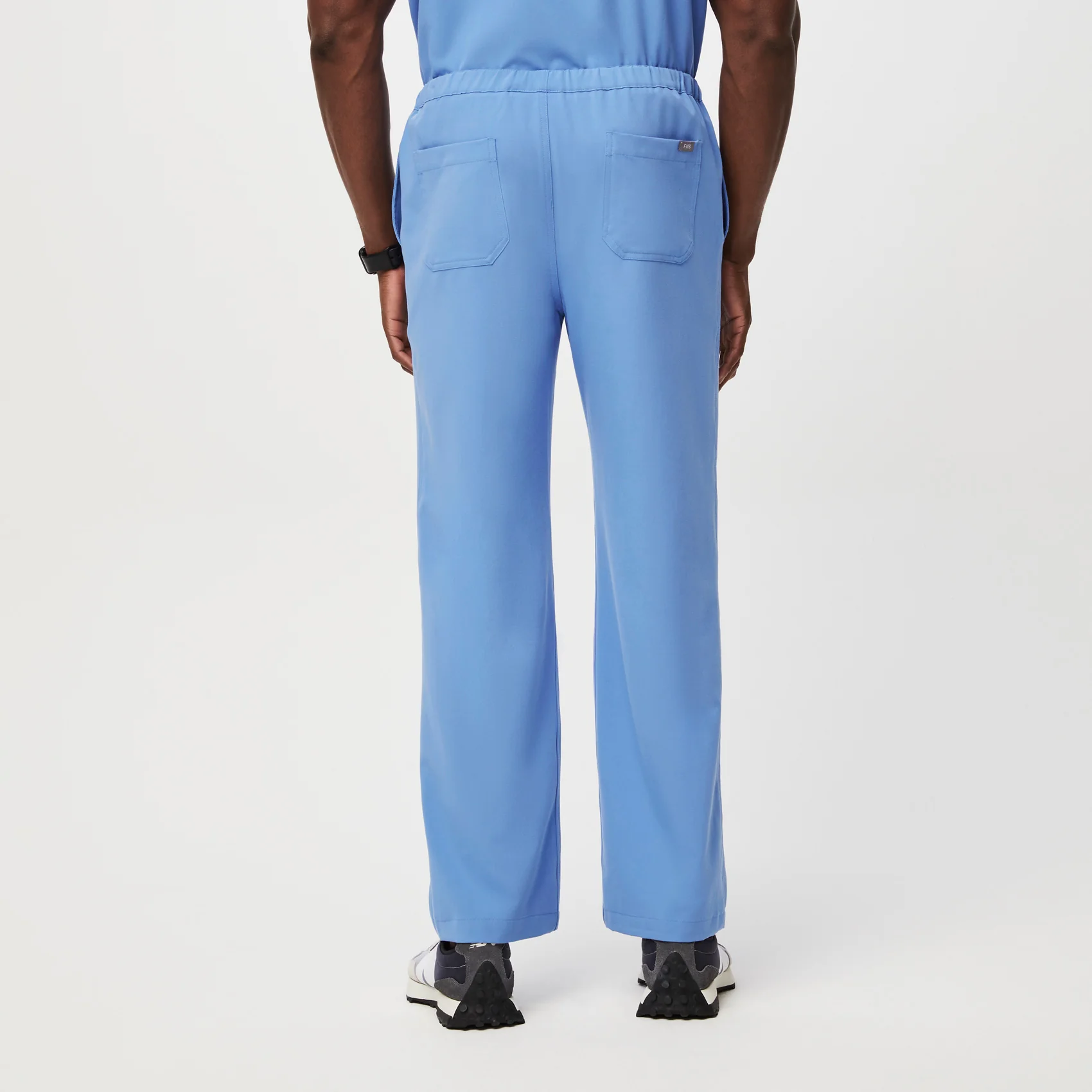 Men's Ceil Blue Pisco™ - Short Basic Scrub Pants - Image 4