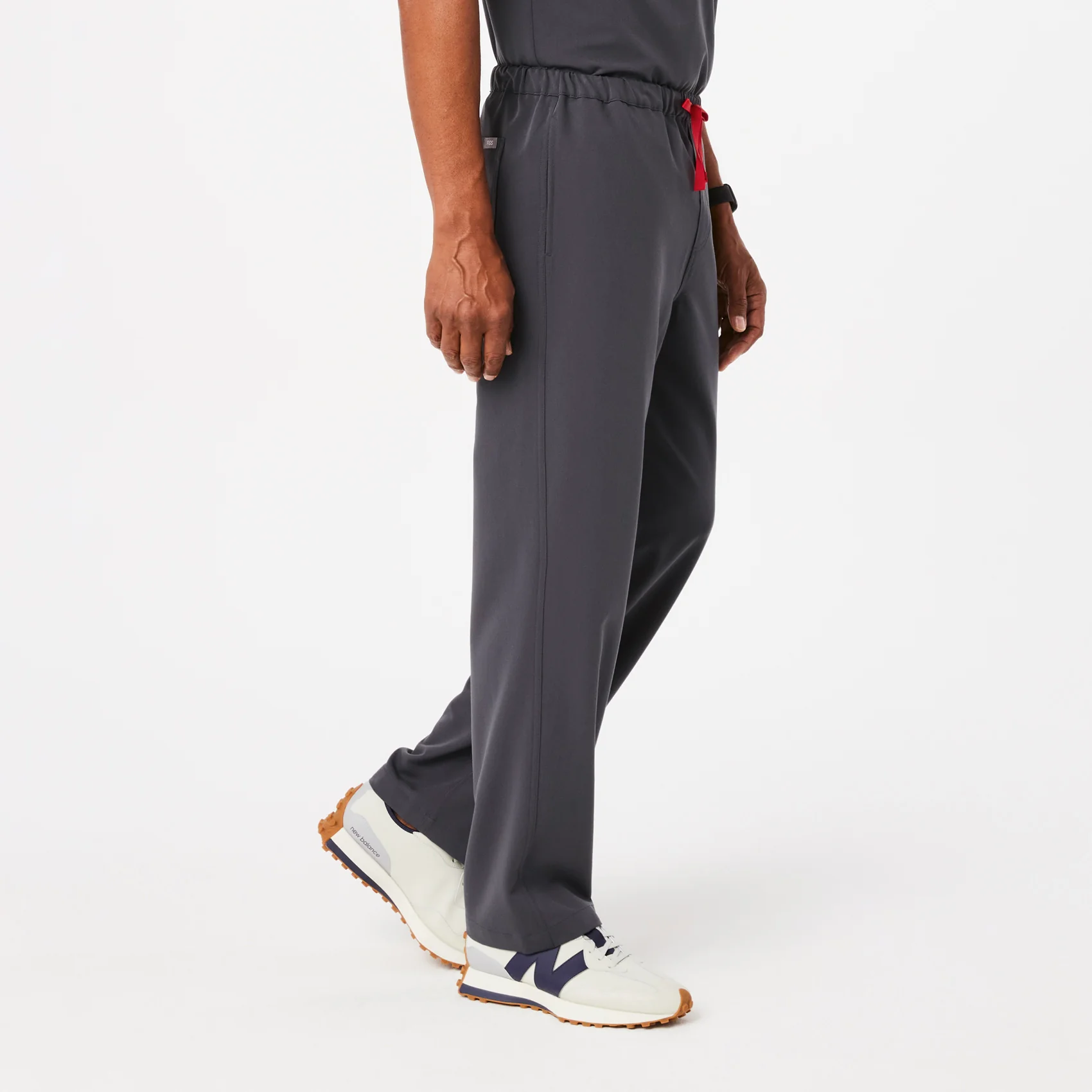 Men's Charcoal Pisco - Short Basic Scrub Pants - Image 3
