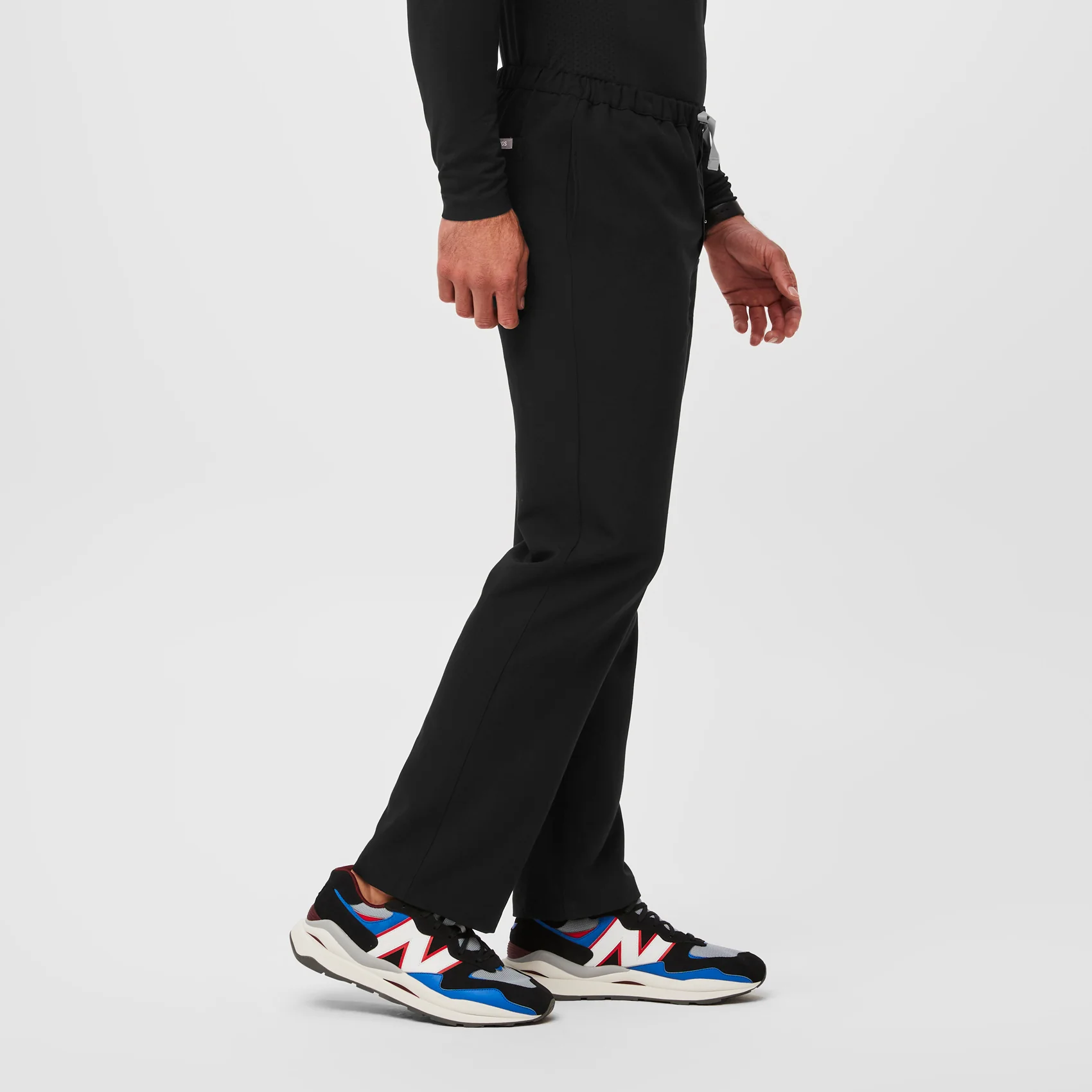 men's Black Pisco™- Short Basic Scrub Pants (3XL - 6XL) - Image 3