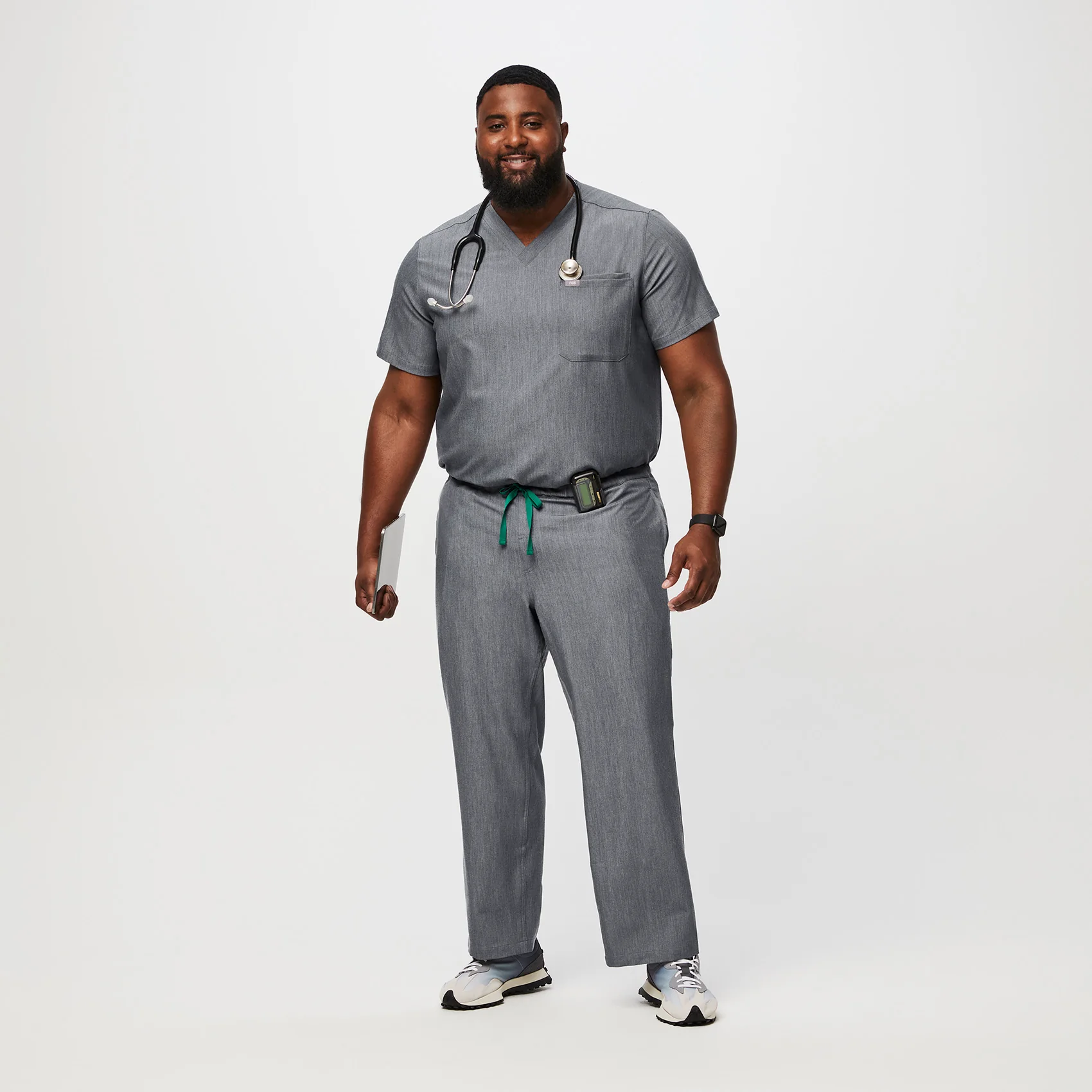 men's Graphite Pisco™- Short Basic Scrub Pants (3XL - 6XL) - Image 2