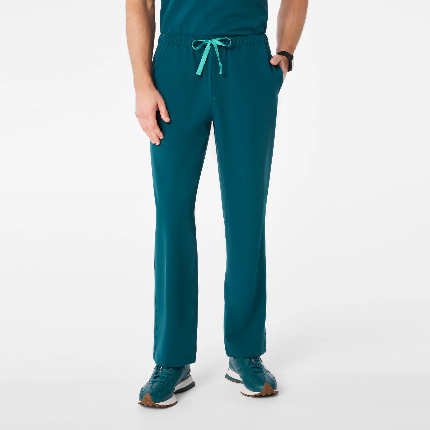 men's Caribbean Blue Pisco - Short Basic Scrub Pantā¢