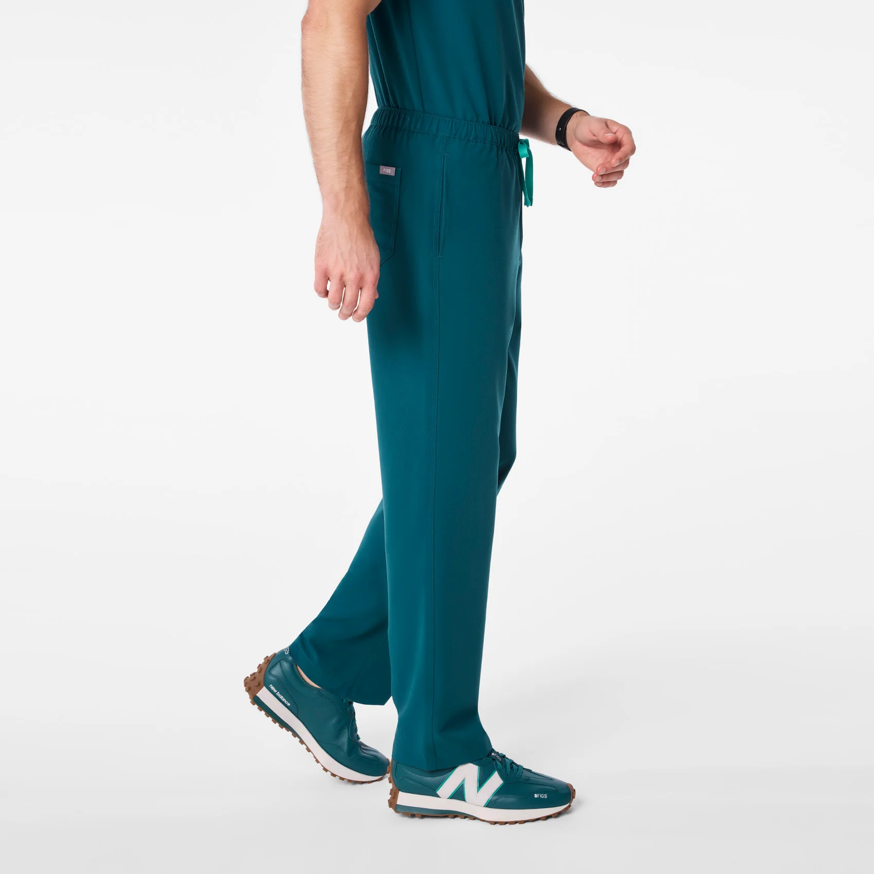 men's Caribbean Blue Pisco - Short Basic Scrub Pant⢠- Image 3