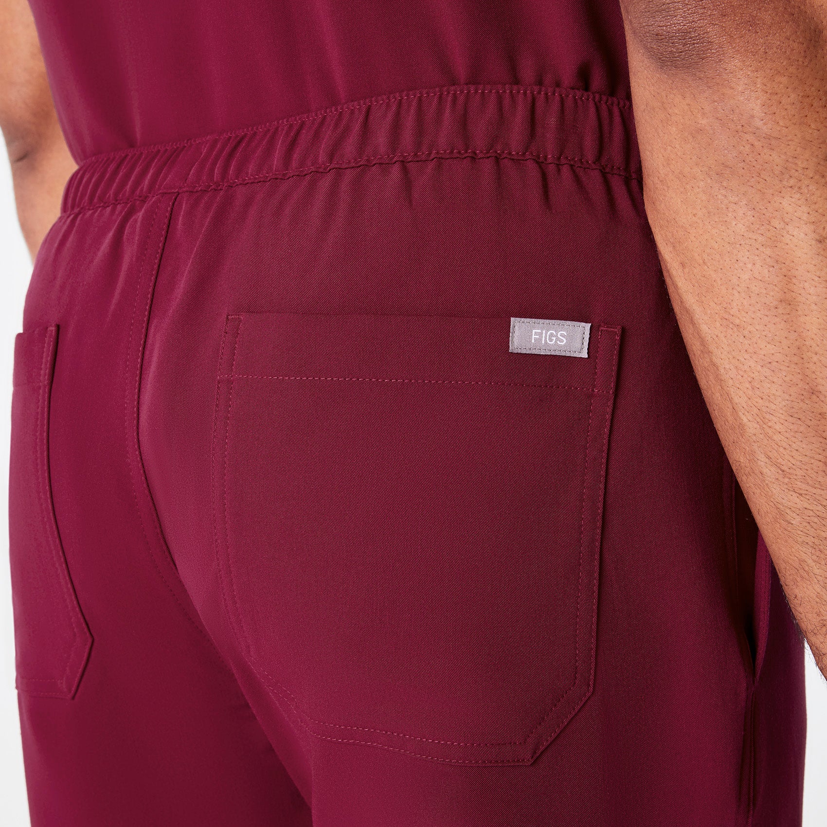 men's Deep Cranberry Pisco - Basic Scrub Pant™ - Image 7