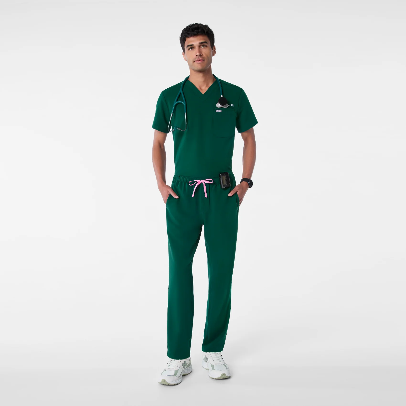 men's Forest Green Pisco - Basic Scrub Pant™ - Image 2