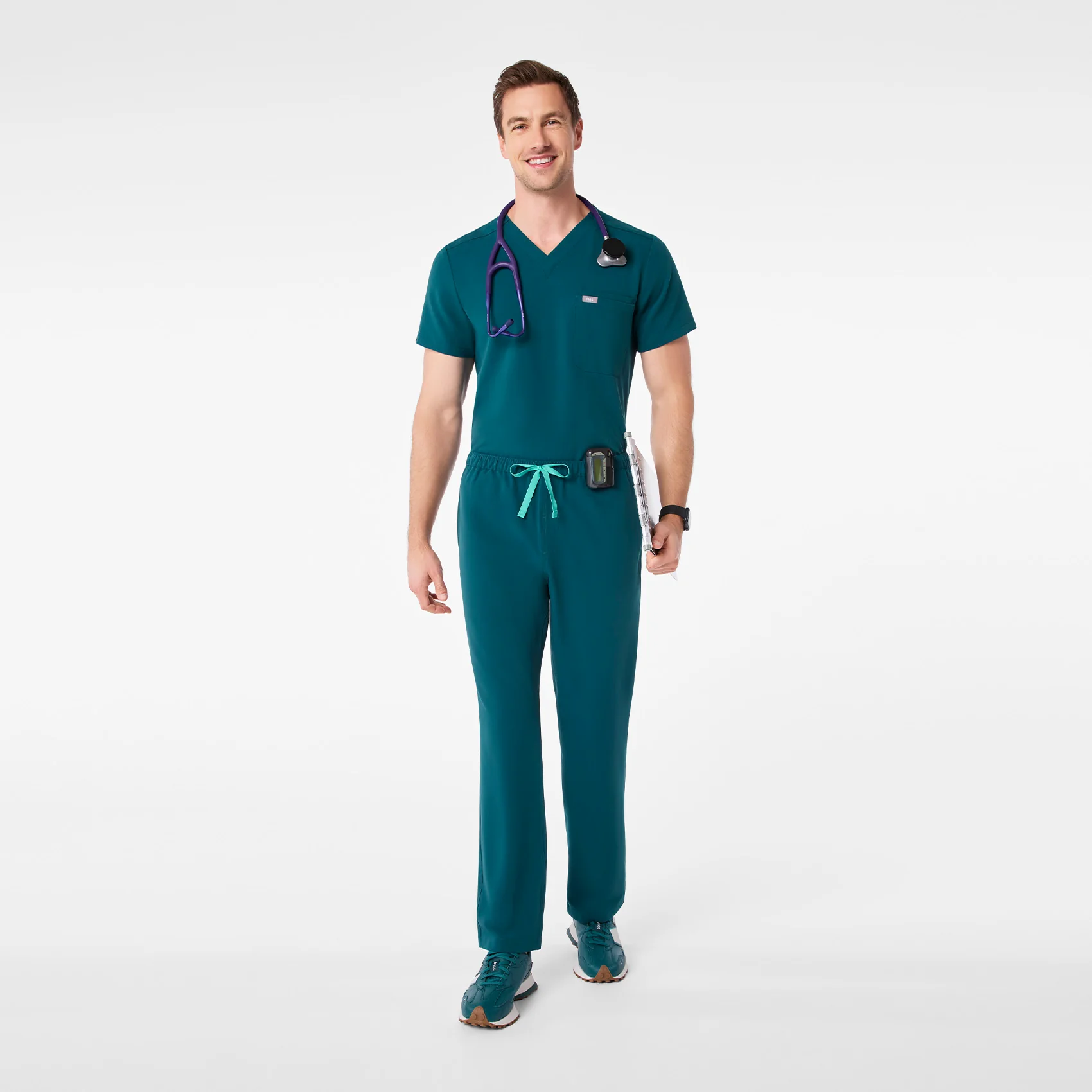 men's Caribbean Blue Pisco - Tall Basic Scrub Pant™ - Image 2