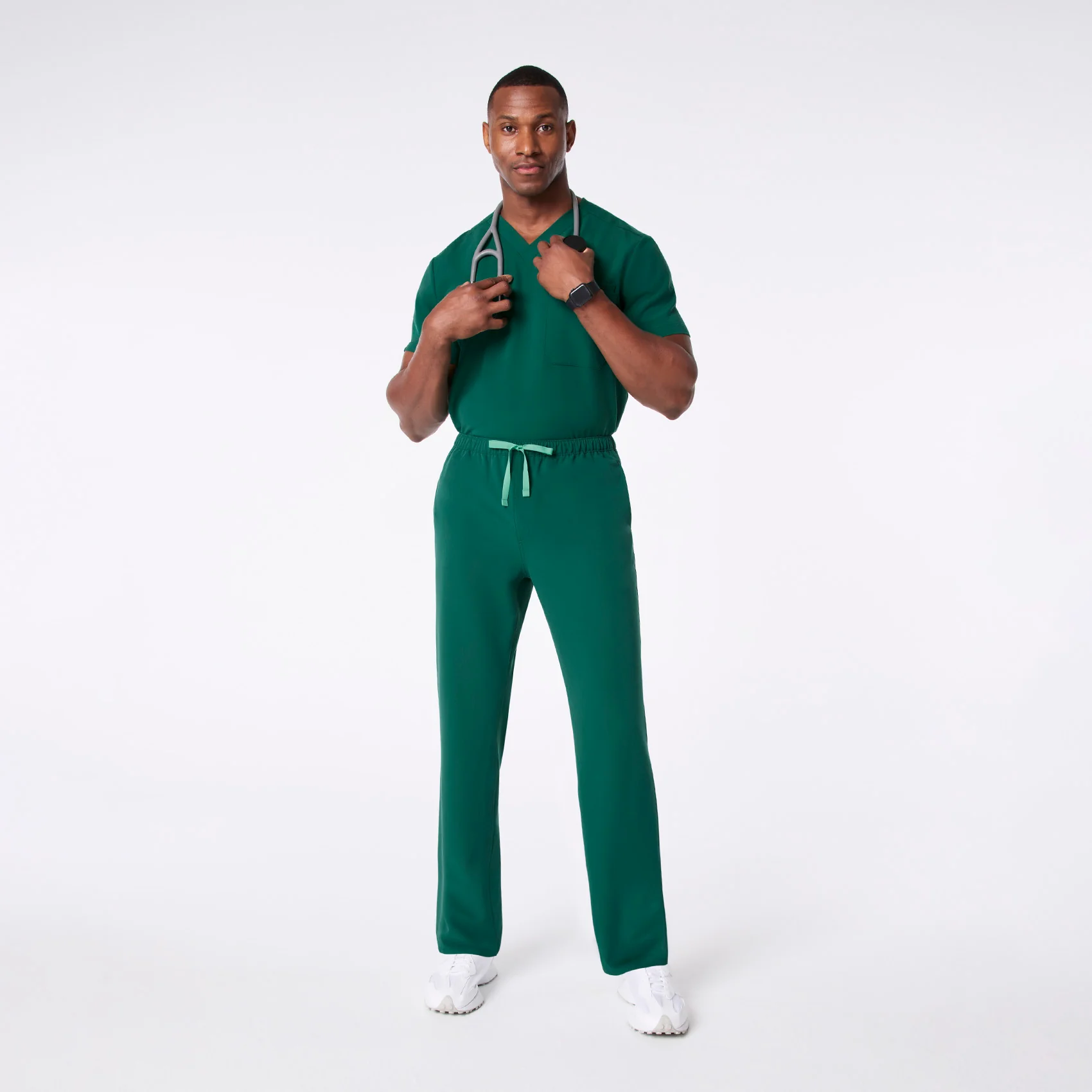 men's Hunter Green Pisco - Tall Basic Scrub Pant™ - Image 2