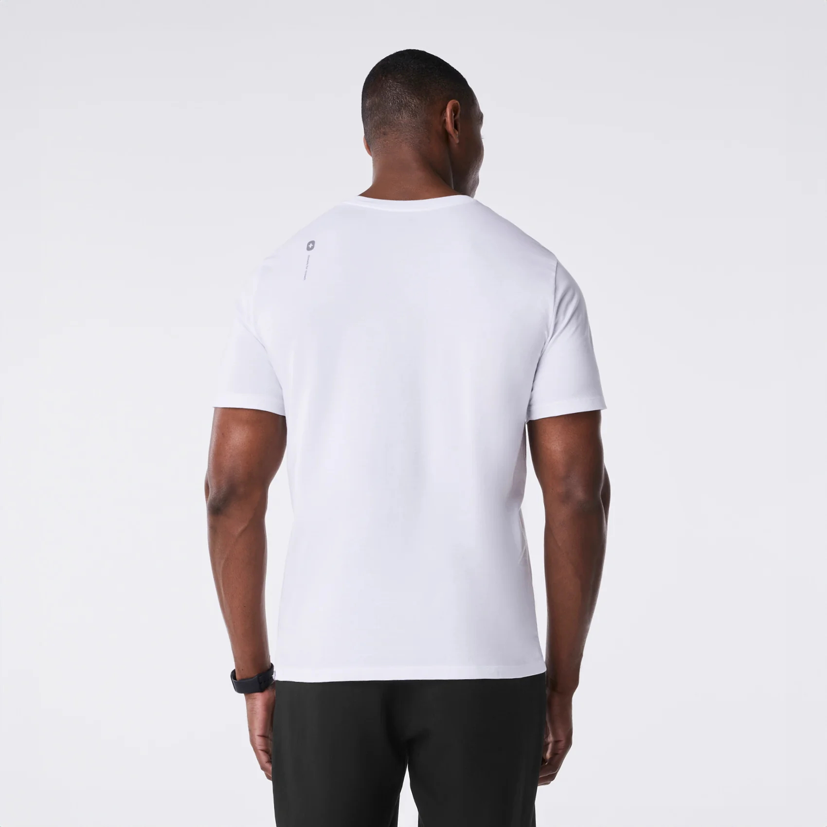 men's White Podiatrist Supersoft - Shortsleeve Underscrub - Image 4