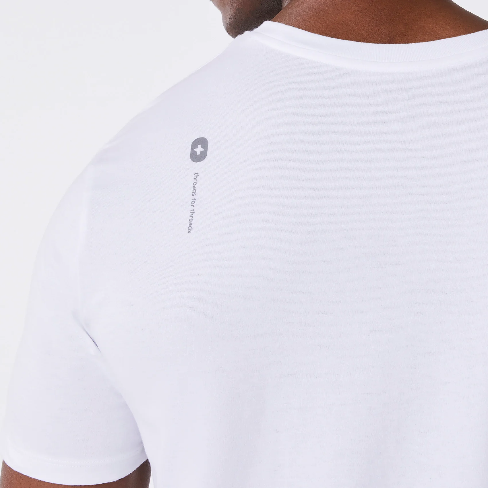 men's White Podiatrist Supersoft - Shortsleeve Underscrub - Image 5