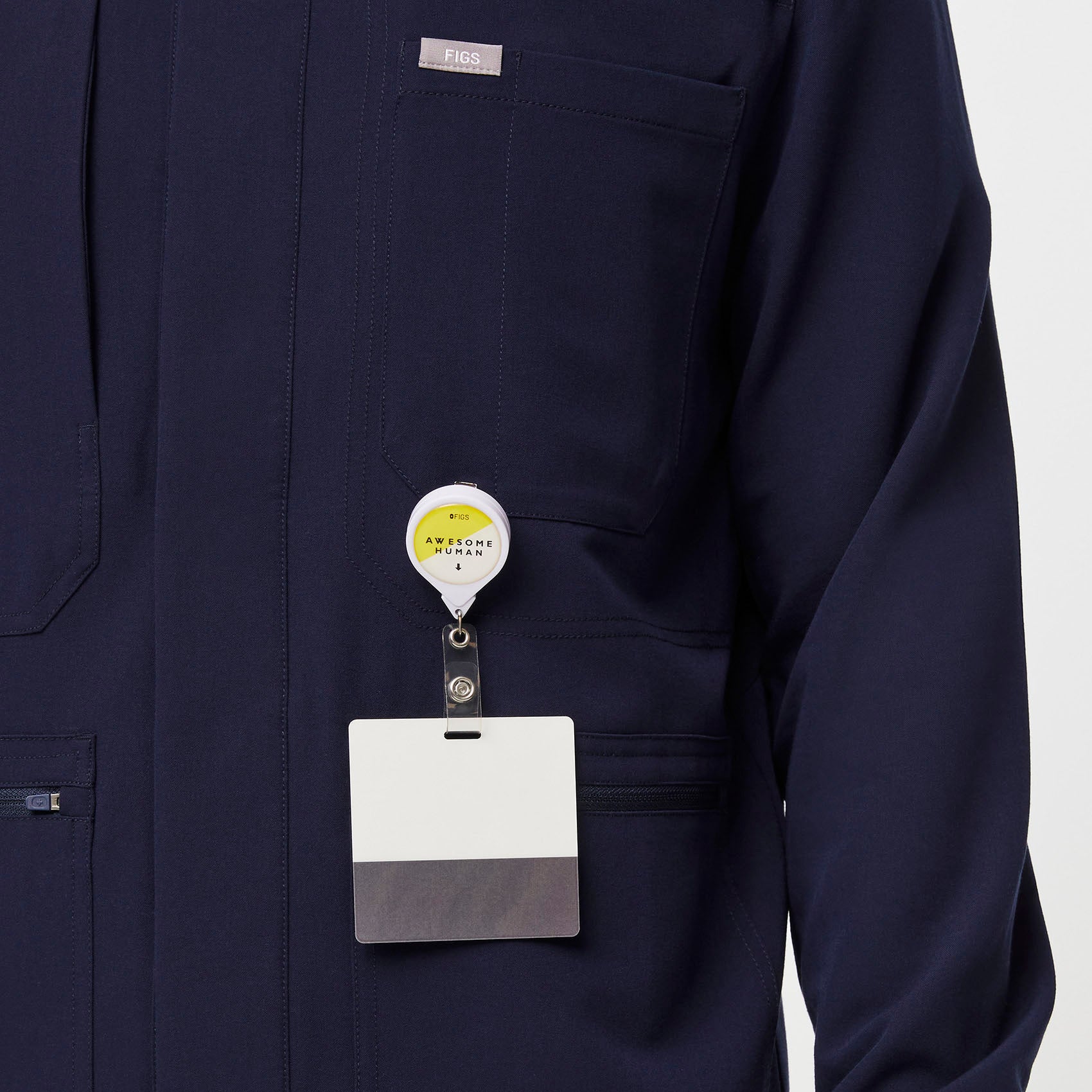 men's Navy Reed - Scrub Jacket - Image 8