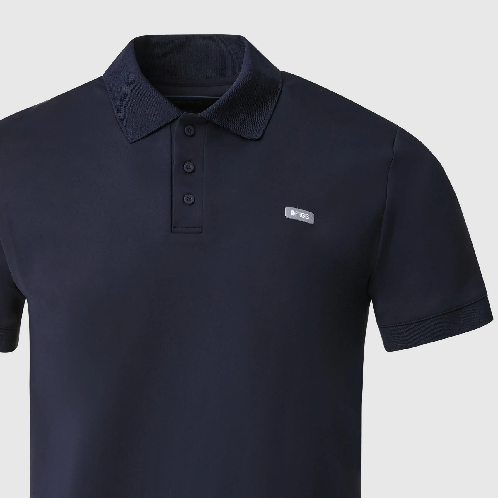 men's Black Rocco FORMx™ Polo - Scrub Top - Image 10