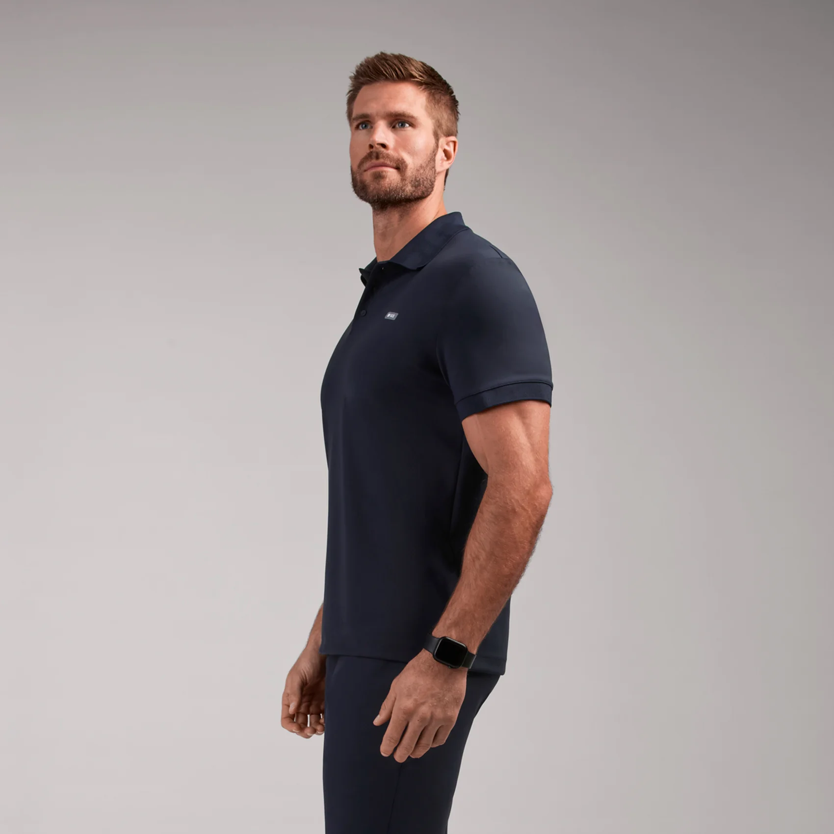 men's Navy Rocco FORMx™ Polo - Scrub Top - Image 3