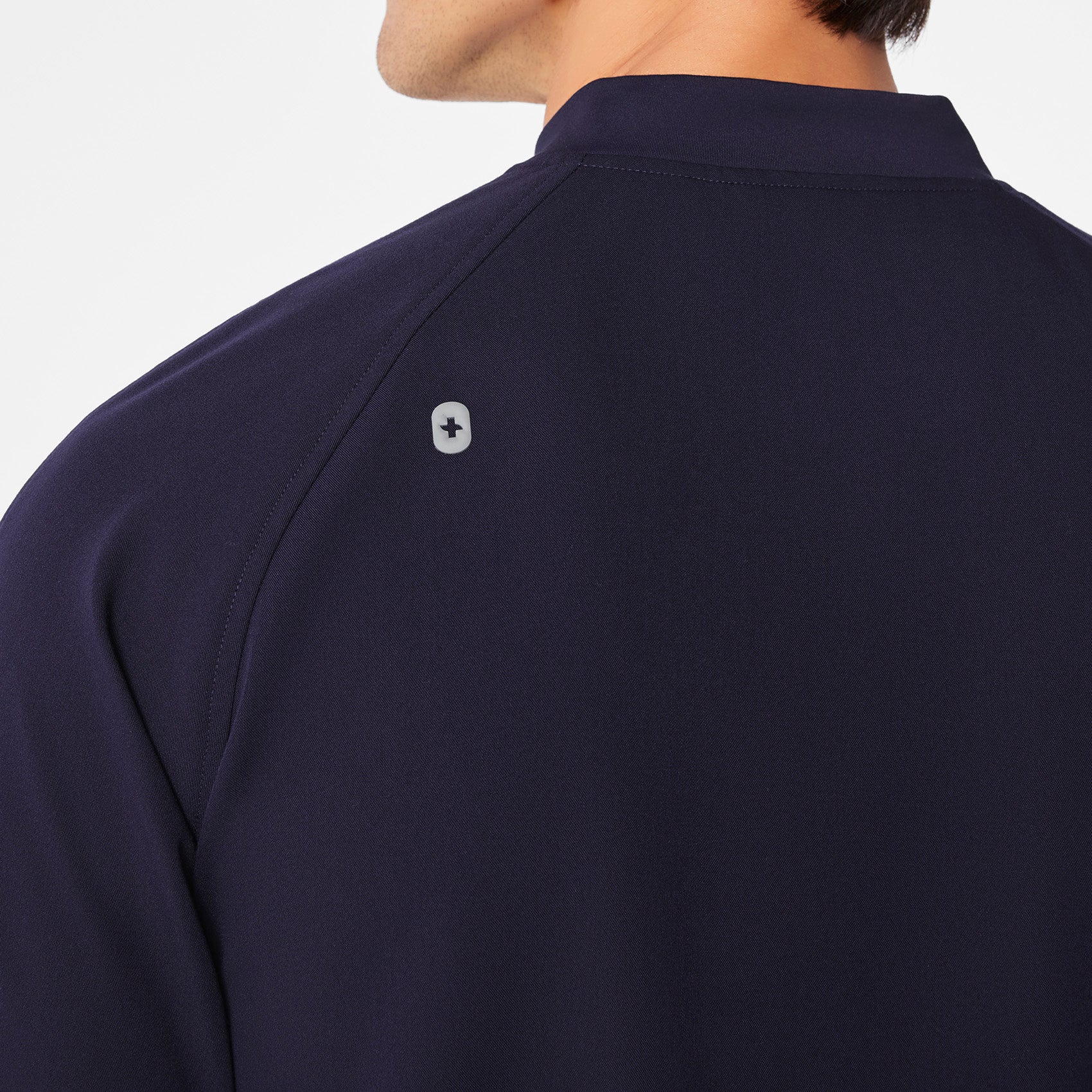 men's Navy Stratton Henley - Shortsleeve Scrub Top - Image 6