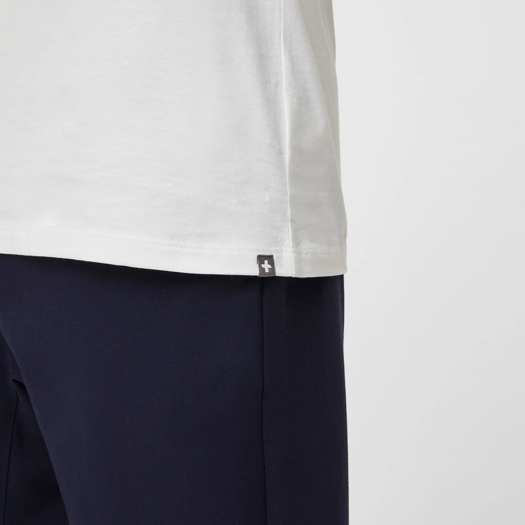 Men's White Supersoft - Longsleeve Underscrub - Image 5