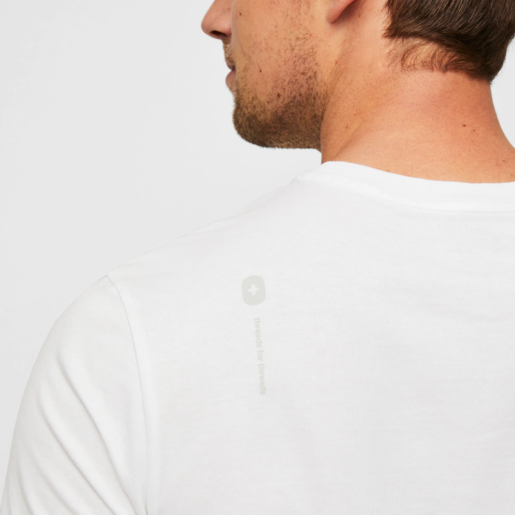 Men's White Supersoft - Shortsleeve Underscrub - Image 3