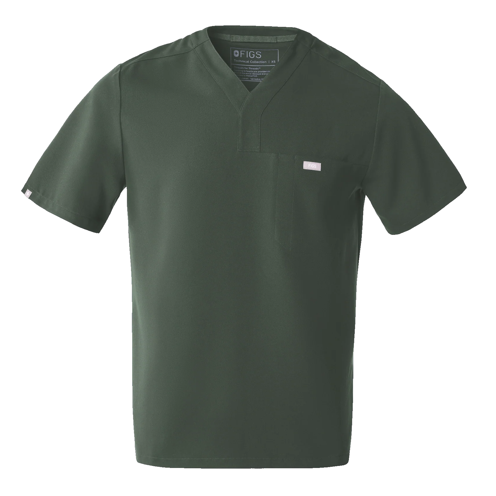 men's Moss Surrey - V-Neck Scrub Top - Image 9