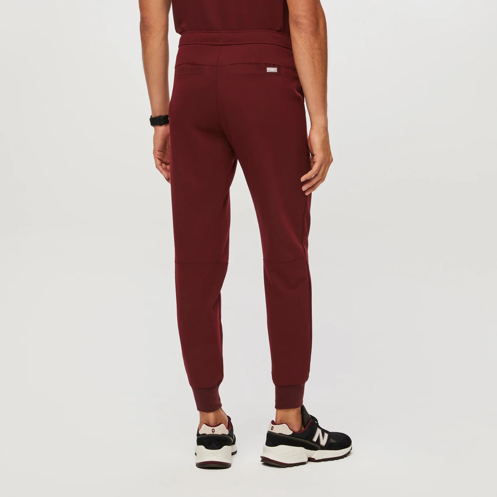 Men's Burgundy Tansen™ - Jogger Scrub Pants - Image 4