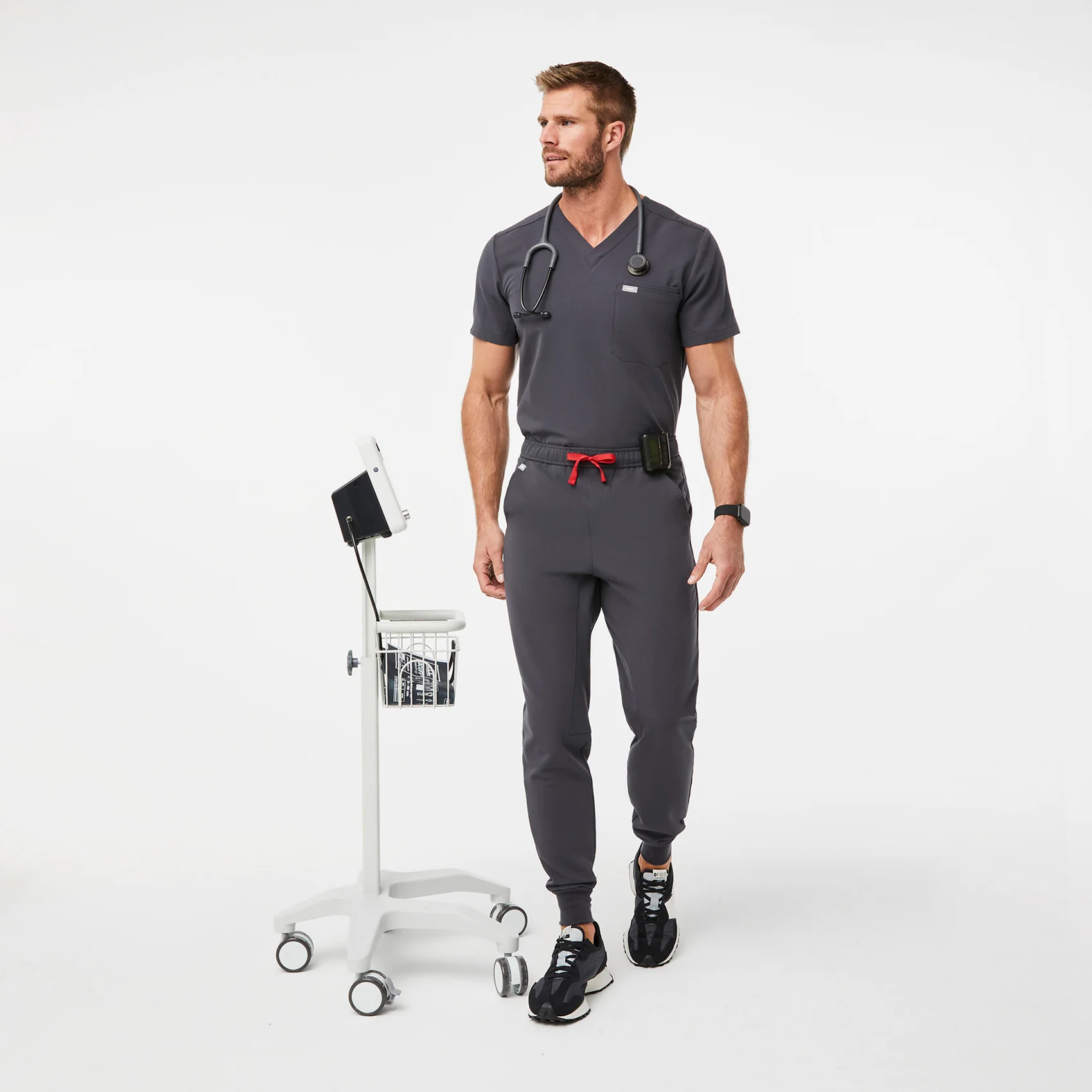 men's Charcoal Tansen™ - Jogger Scrub Pants - Image 2
