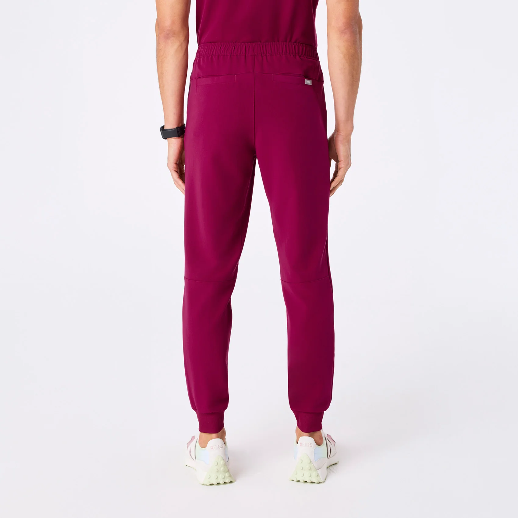 men's Dark Magenta Tansen - Jogger Scrub Pant™ - Image 4